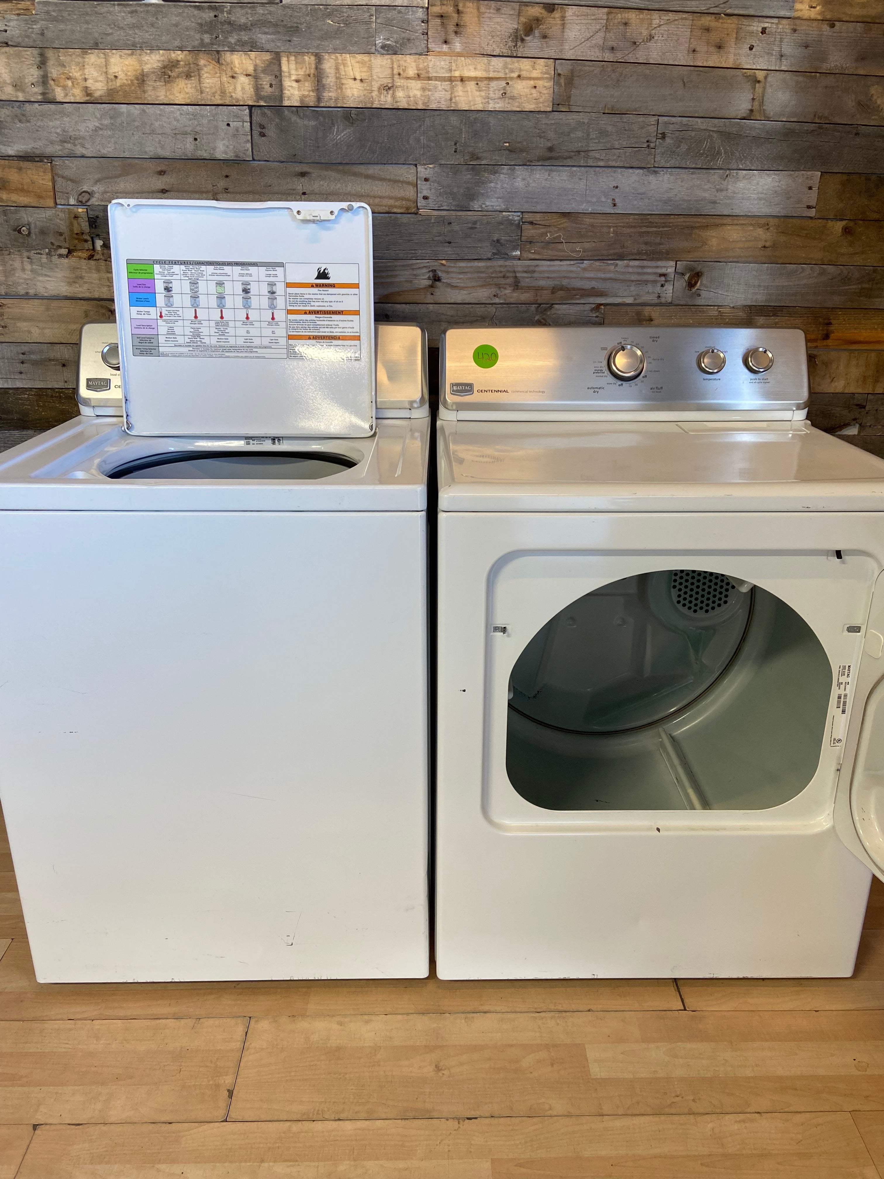 Maytag Top Load Set
