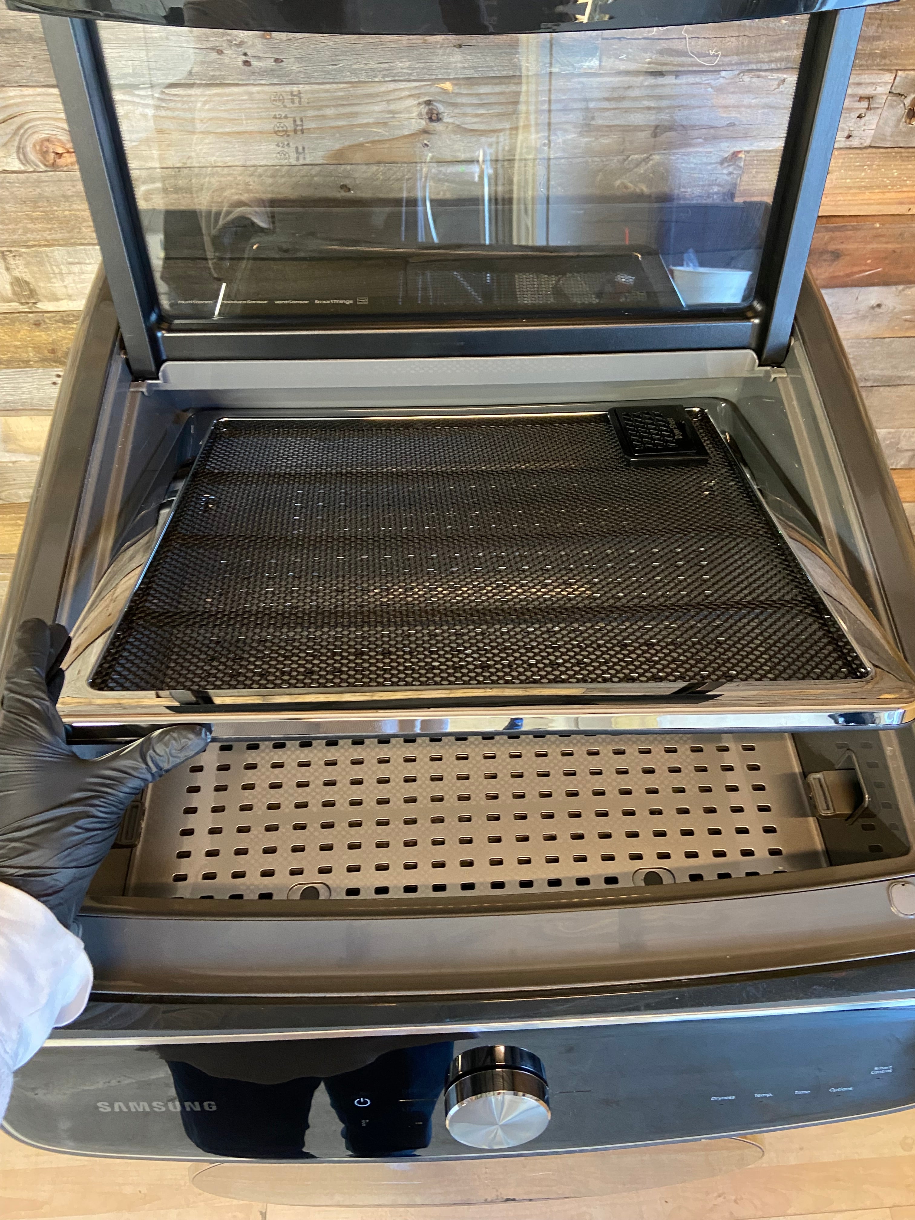 Samsung Black Stainless Dryer with FlexDry