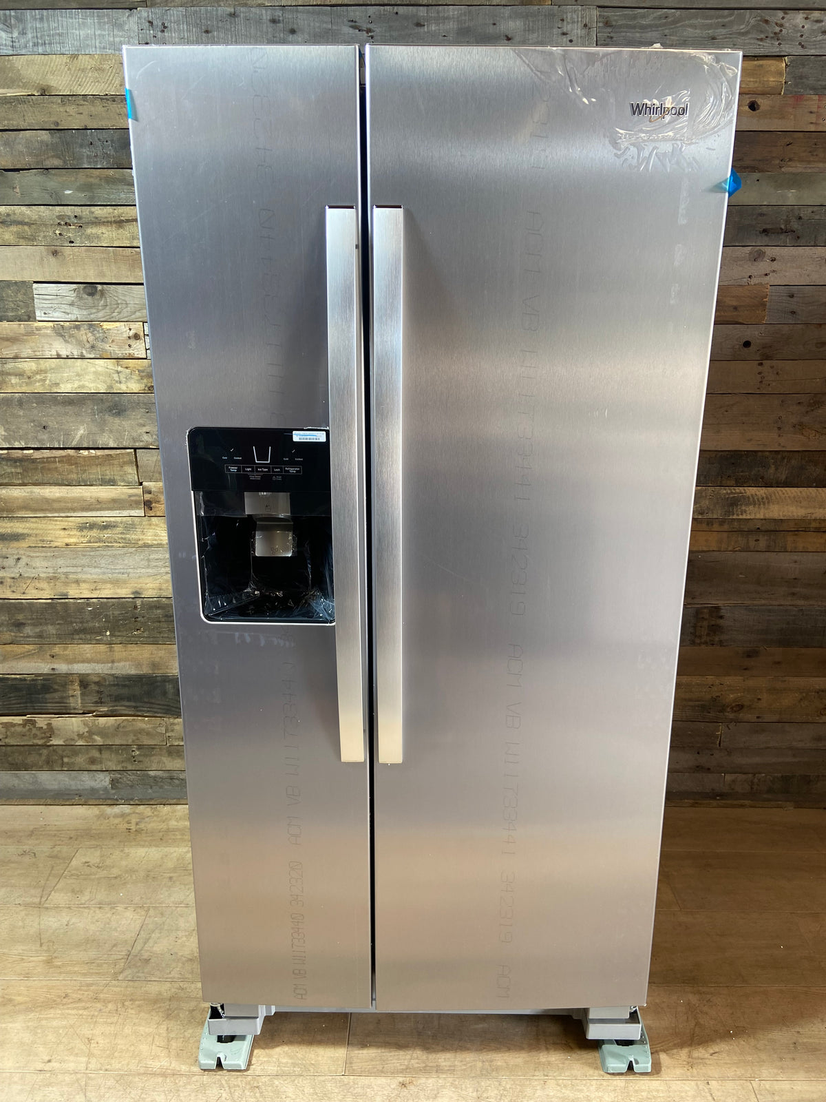 NEW IN BOX🔥 Whirlpool 21.4-cu ft Standard-Depth 33-in Wide Side-by-Side Refrigerator with Ice Maker Fingerprint Resistant Stainless Finish )