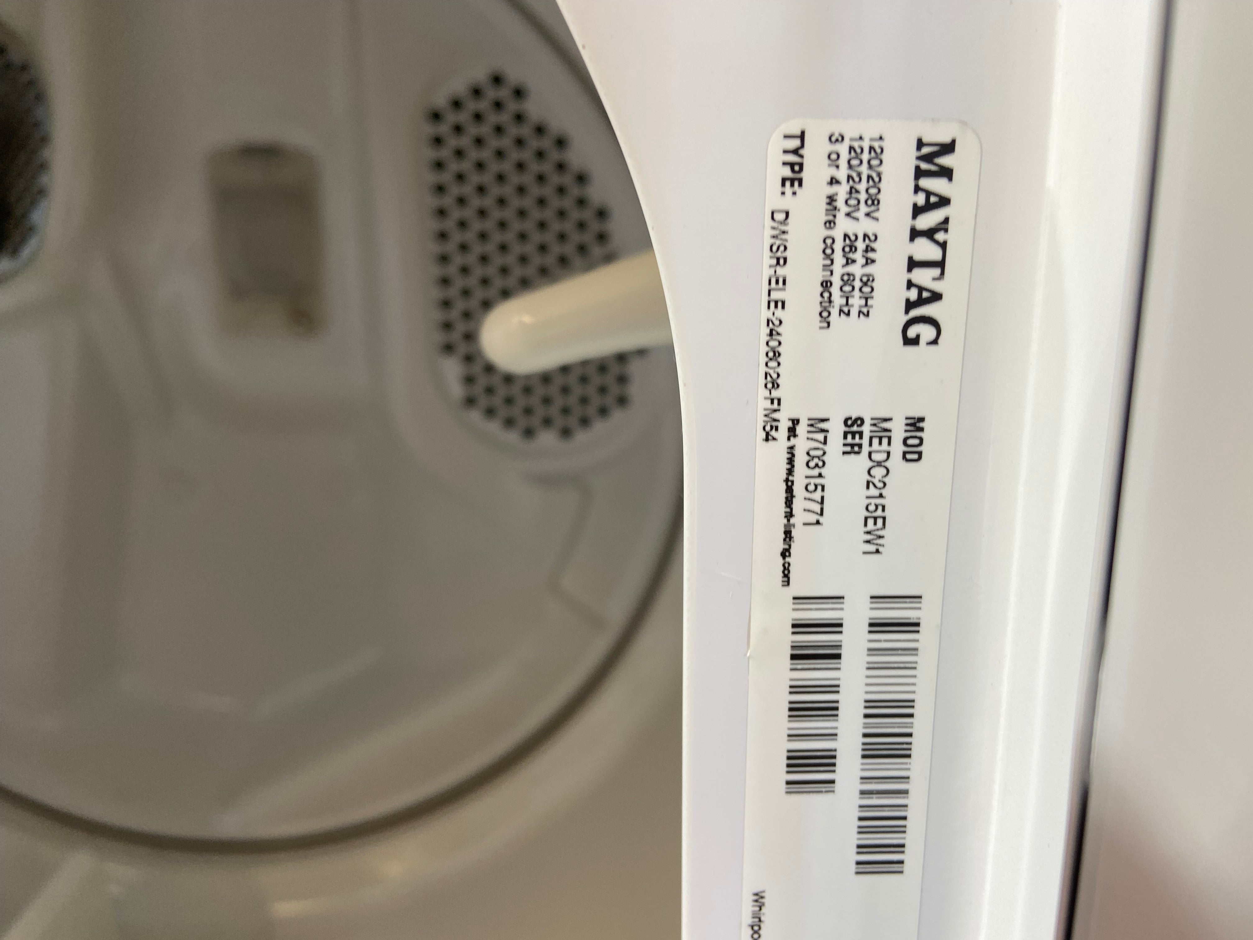Maytag Commercial Technology Large Capacity Washer & Dryer