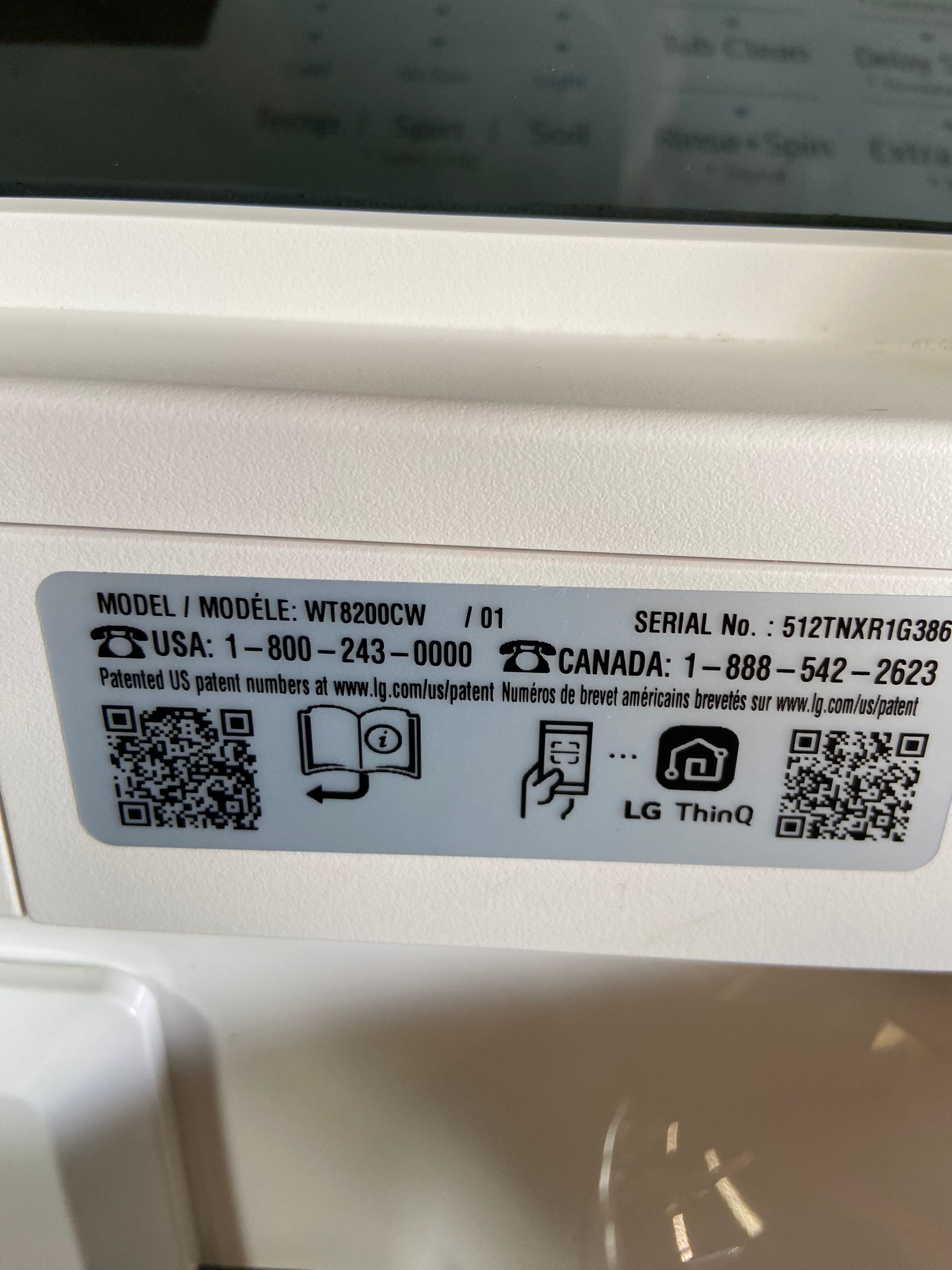 LG THINQ Washer & Electric Dryer Set – White