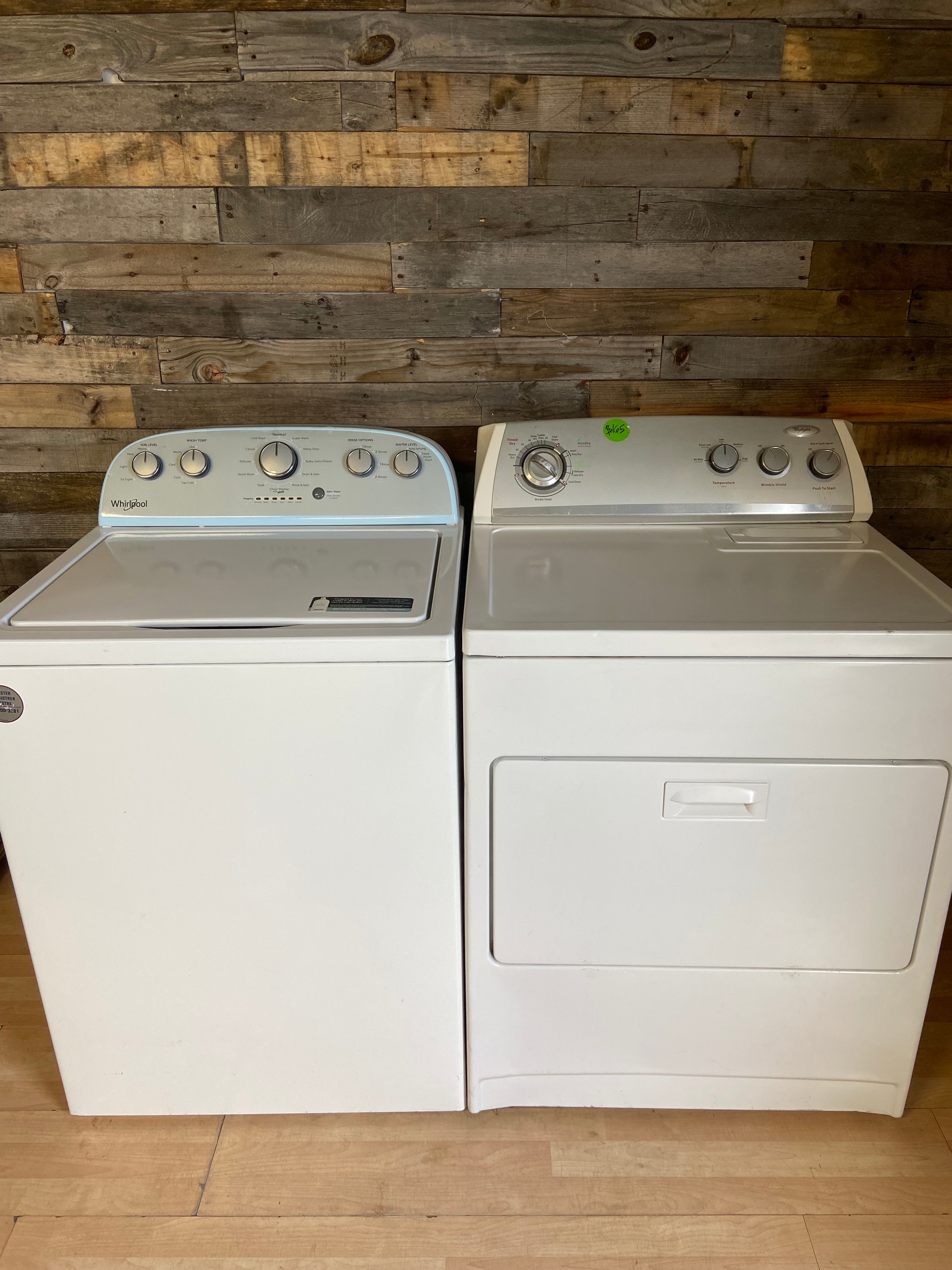 Whirlpool Top Load Set