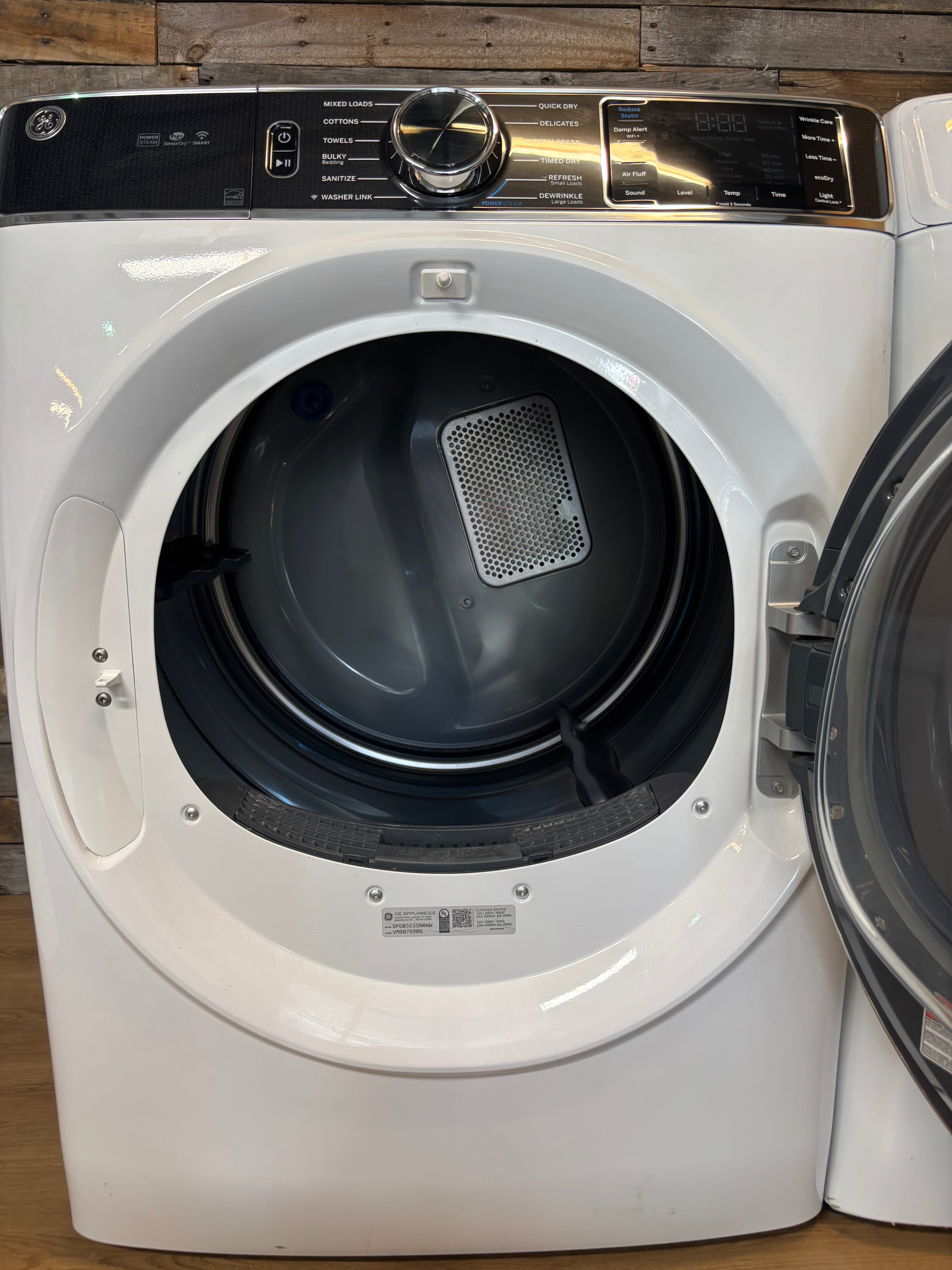 GE White Front Load Set