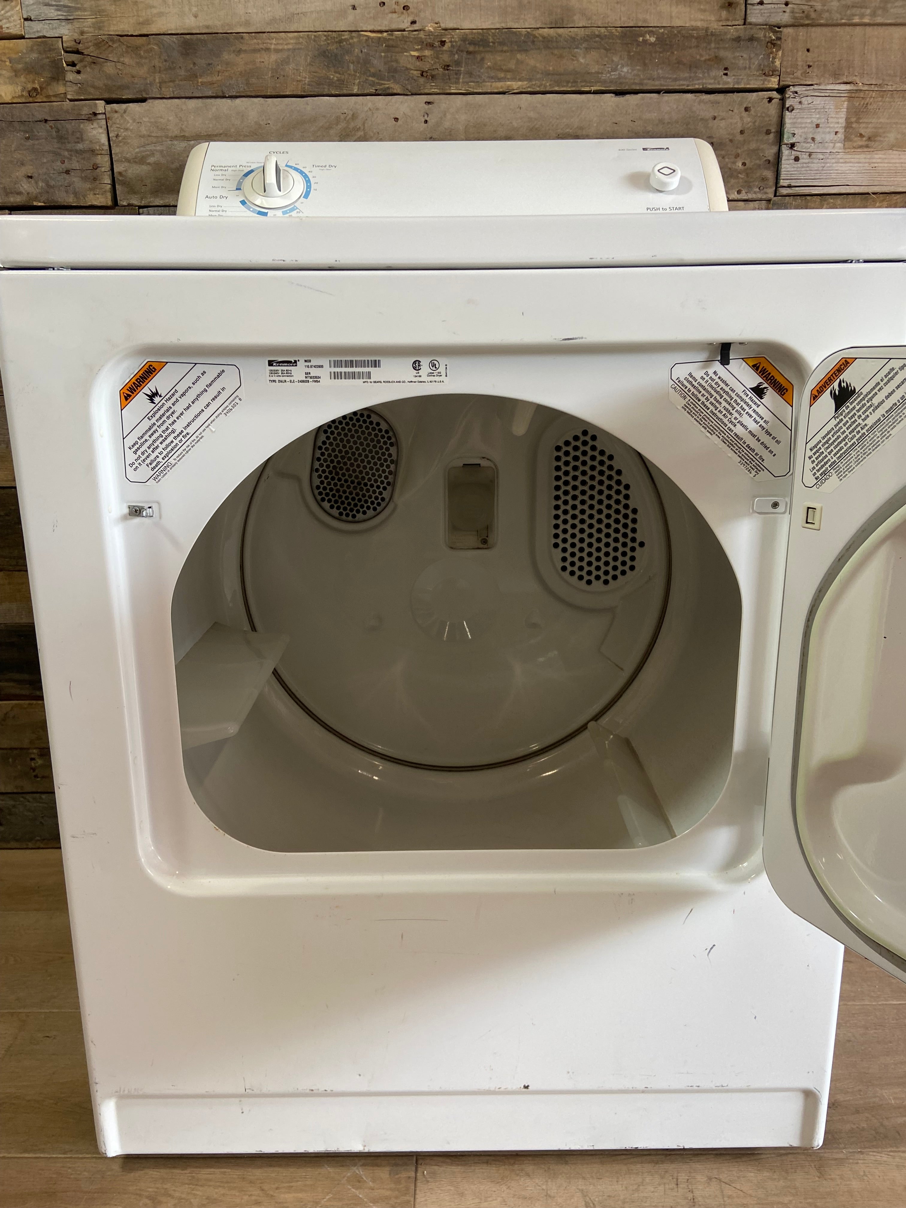 Kenmore 400 Series Dryer