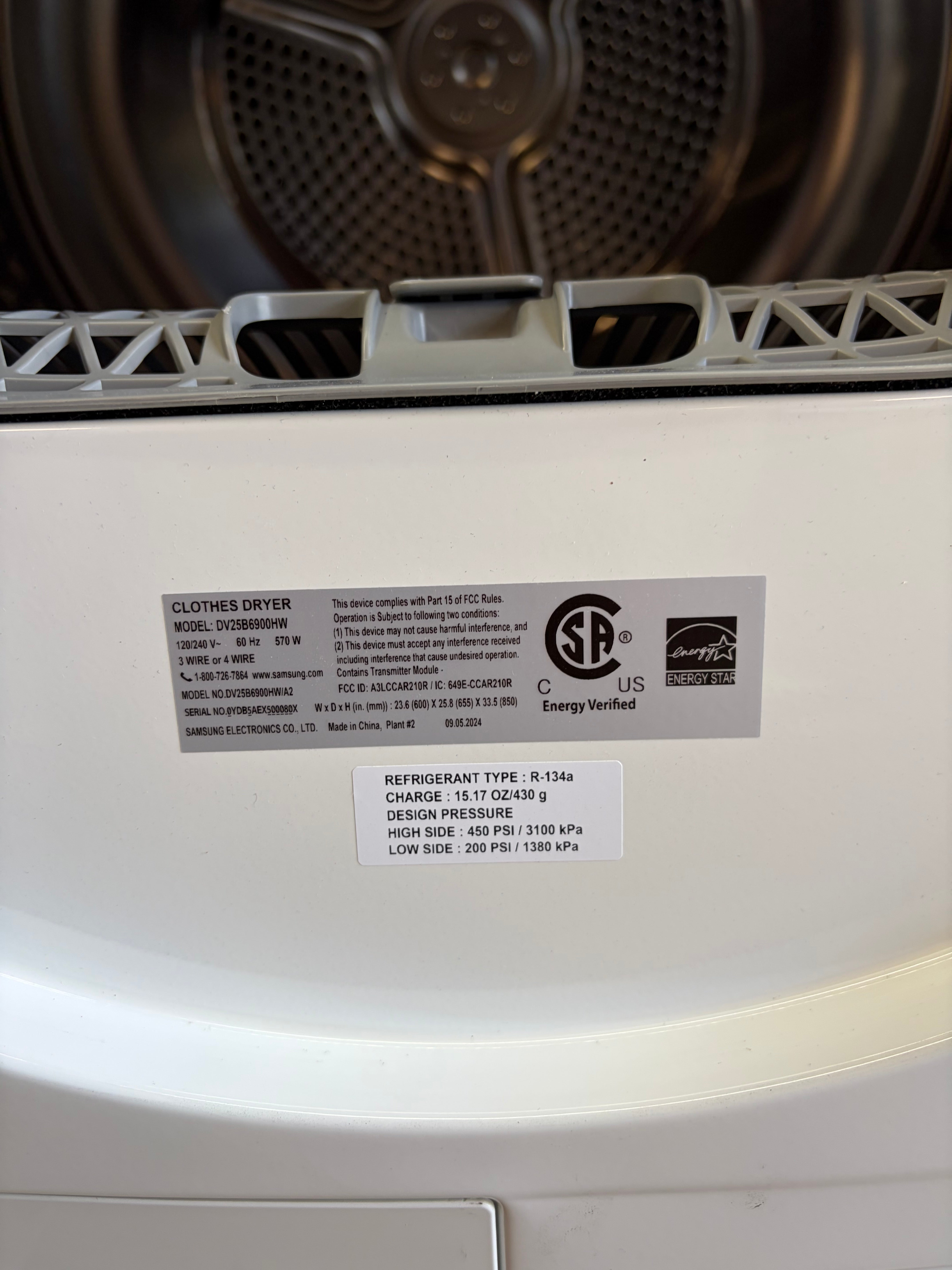 2.5 cu. ft. Compact Front Load Washer and Ventless Heat Pump Dryer with AI Smart Dial and Super Speed Wash in White