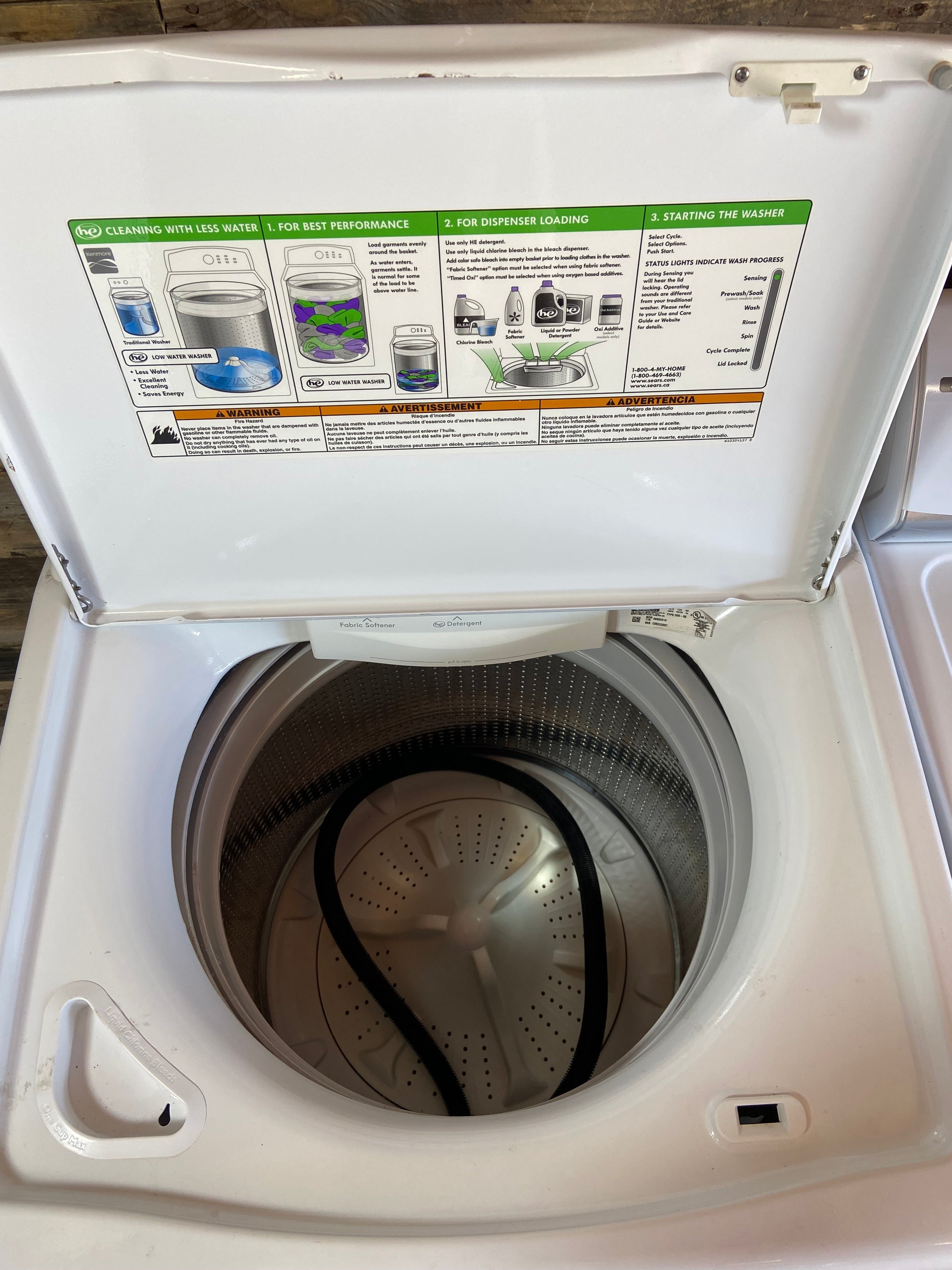 Kenmore Washer Dryer Set