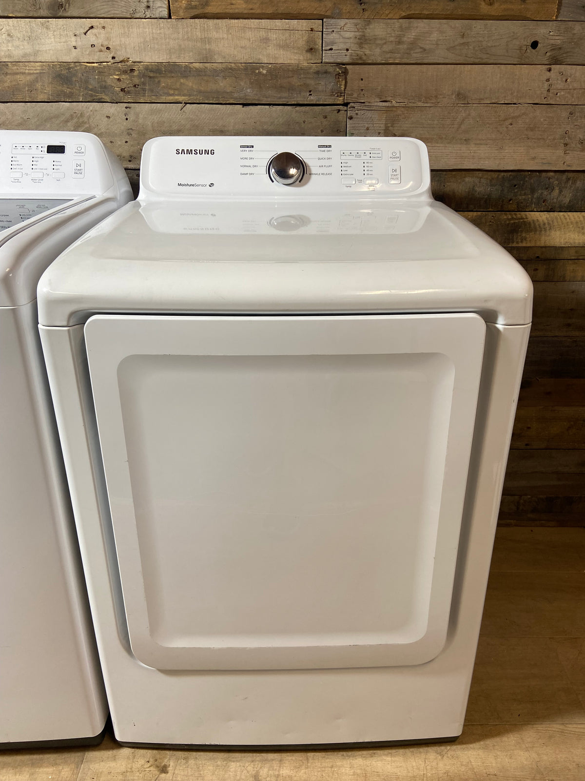 Samsung Washer & Dryer Glass Lid Large Capacity Set