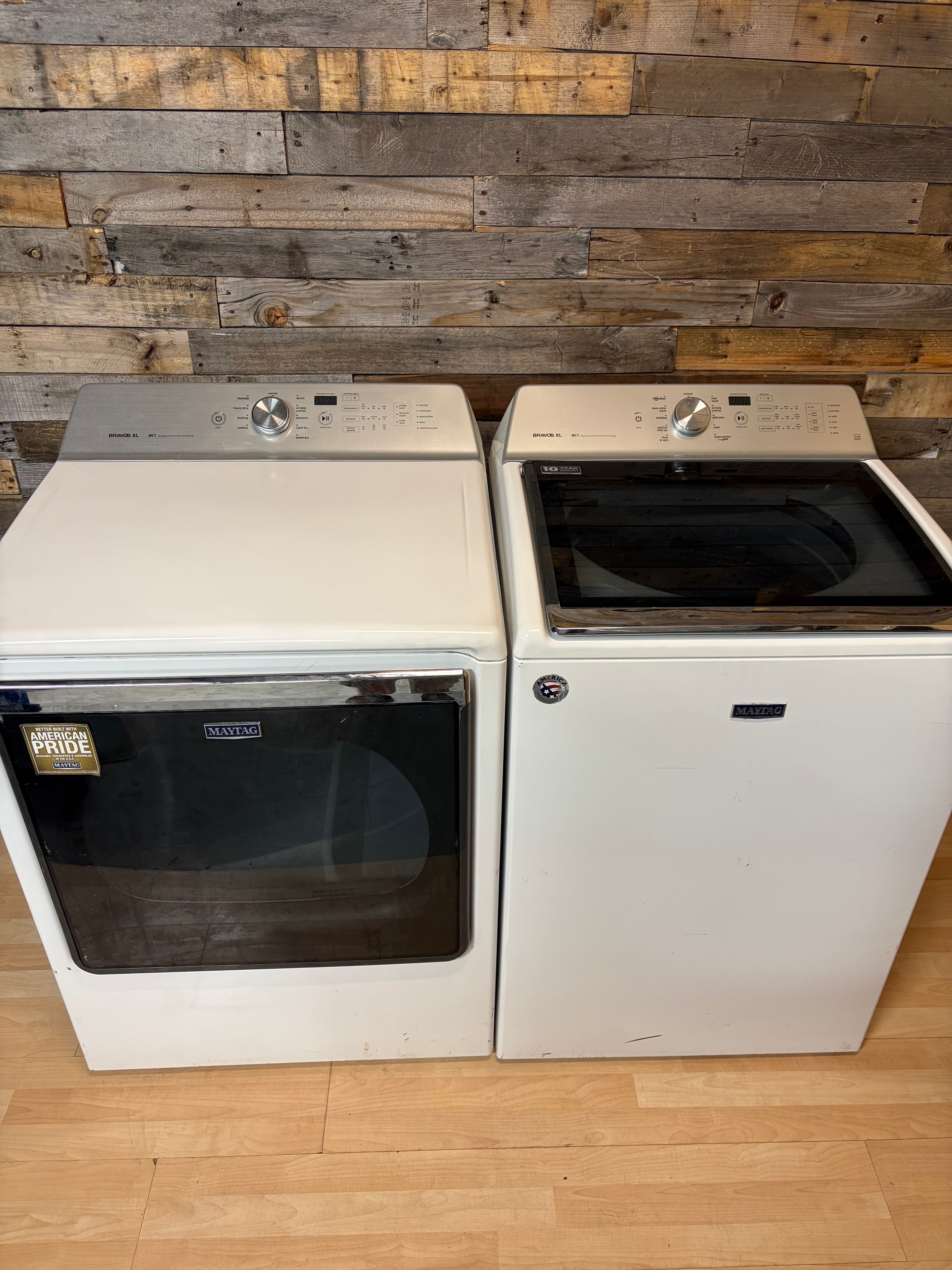 Maytag Bravos Top Load Set