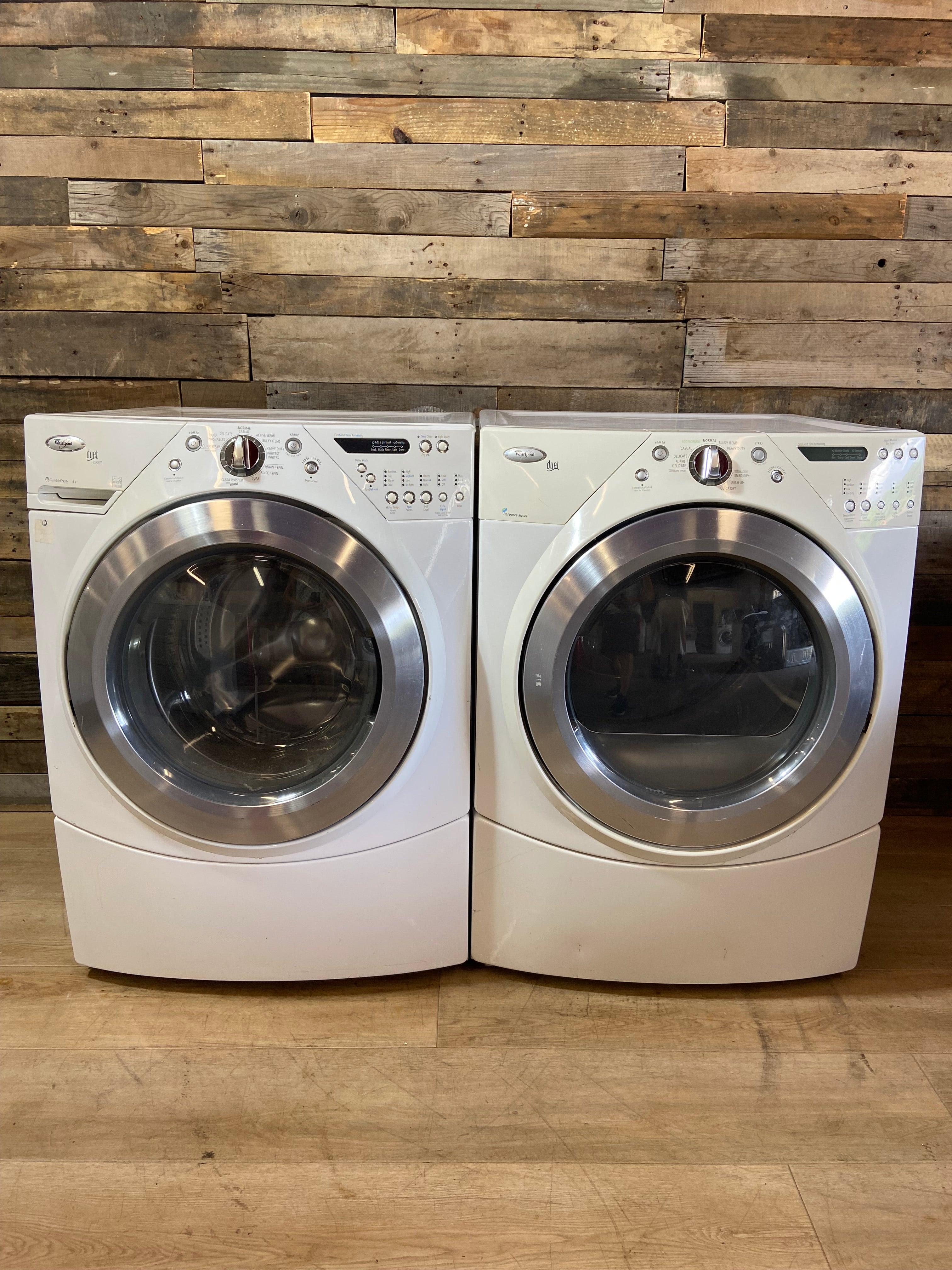 Whirlpool Duet Front Load Washer & Dryer