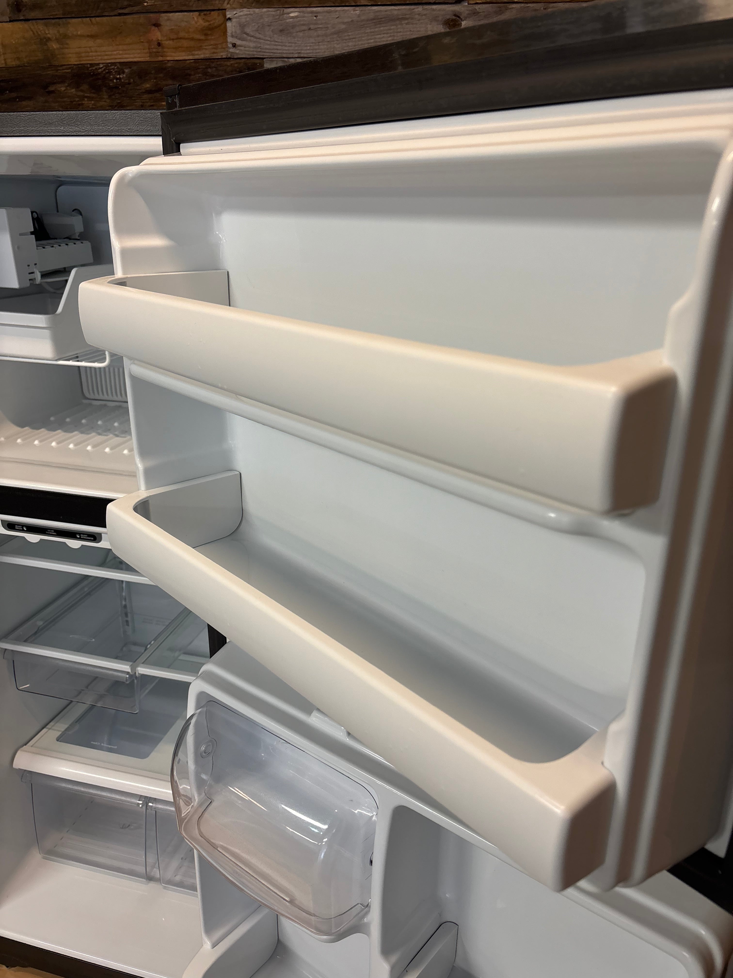 GE Stainless Top Bottom Fridge