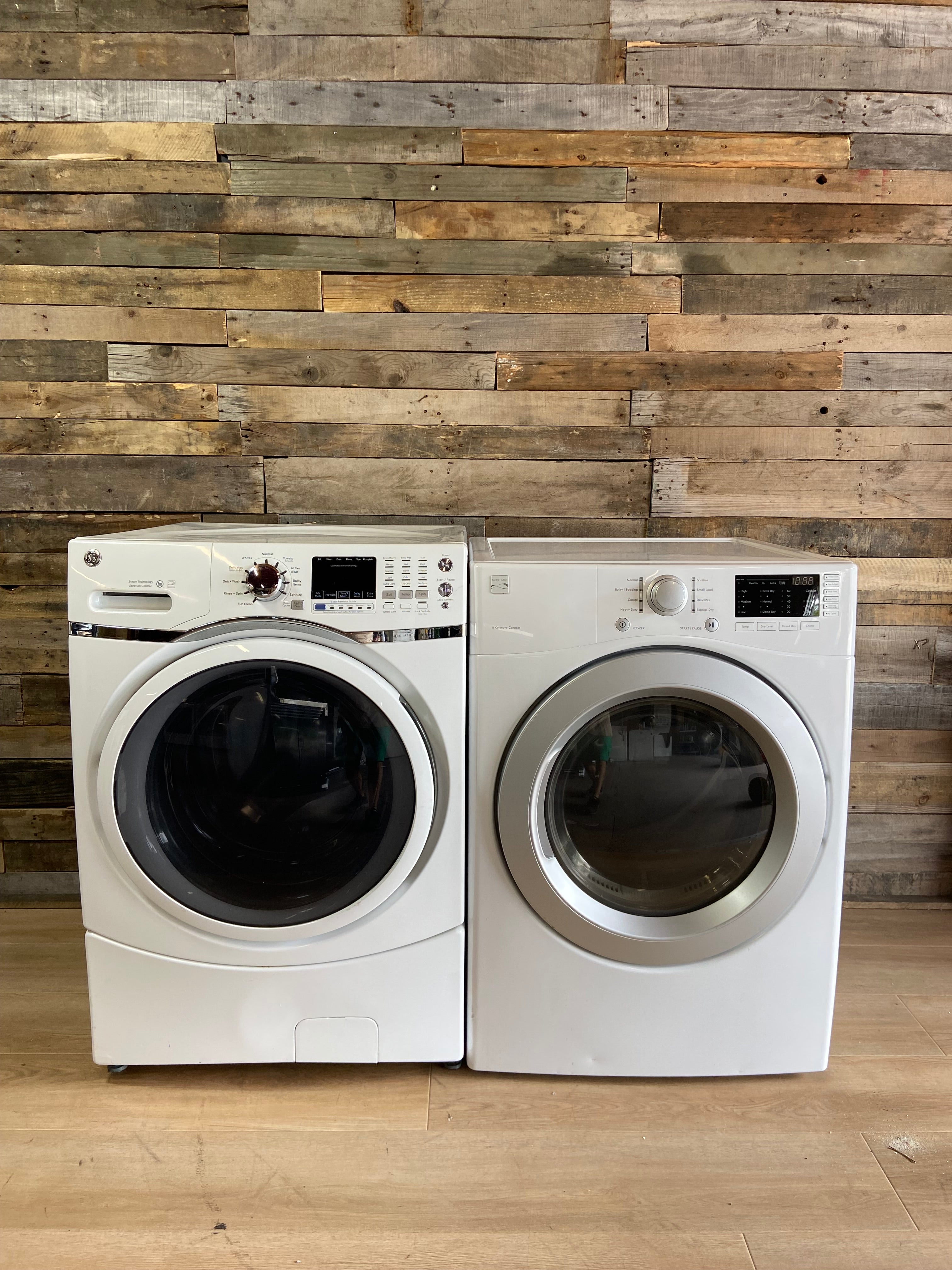 GE/Kenmore Front Load Washer & Dryer Set