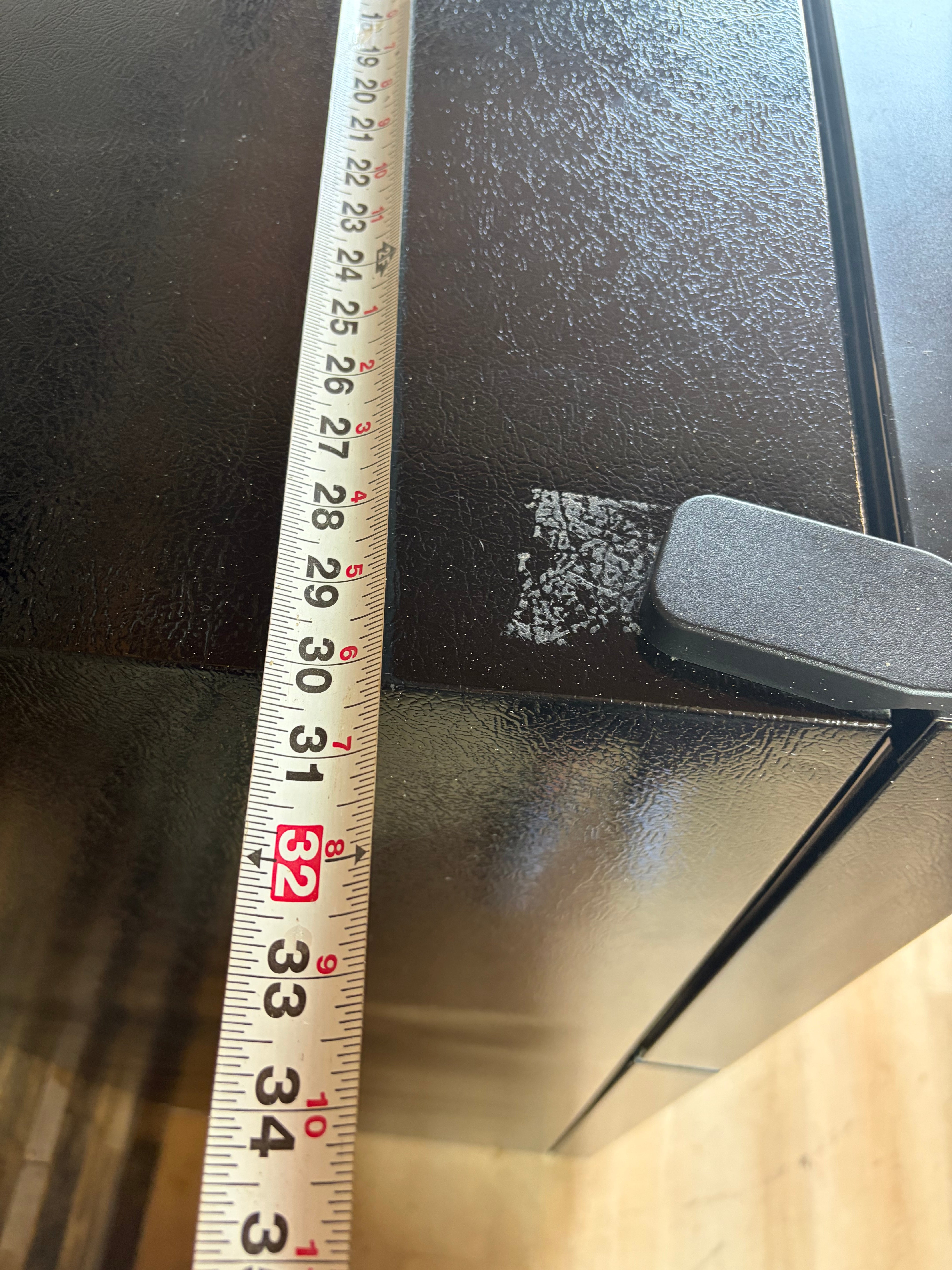 Black Frigidaire Top Bottom Fridge