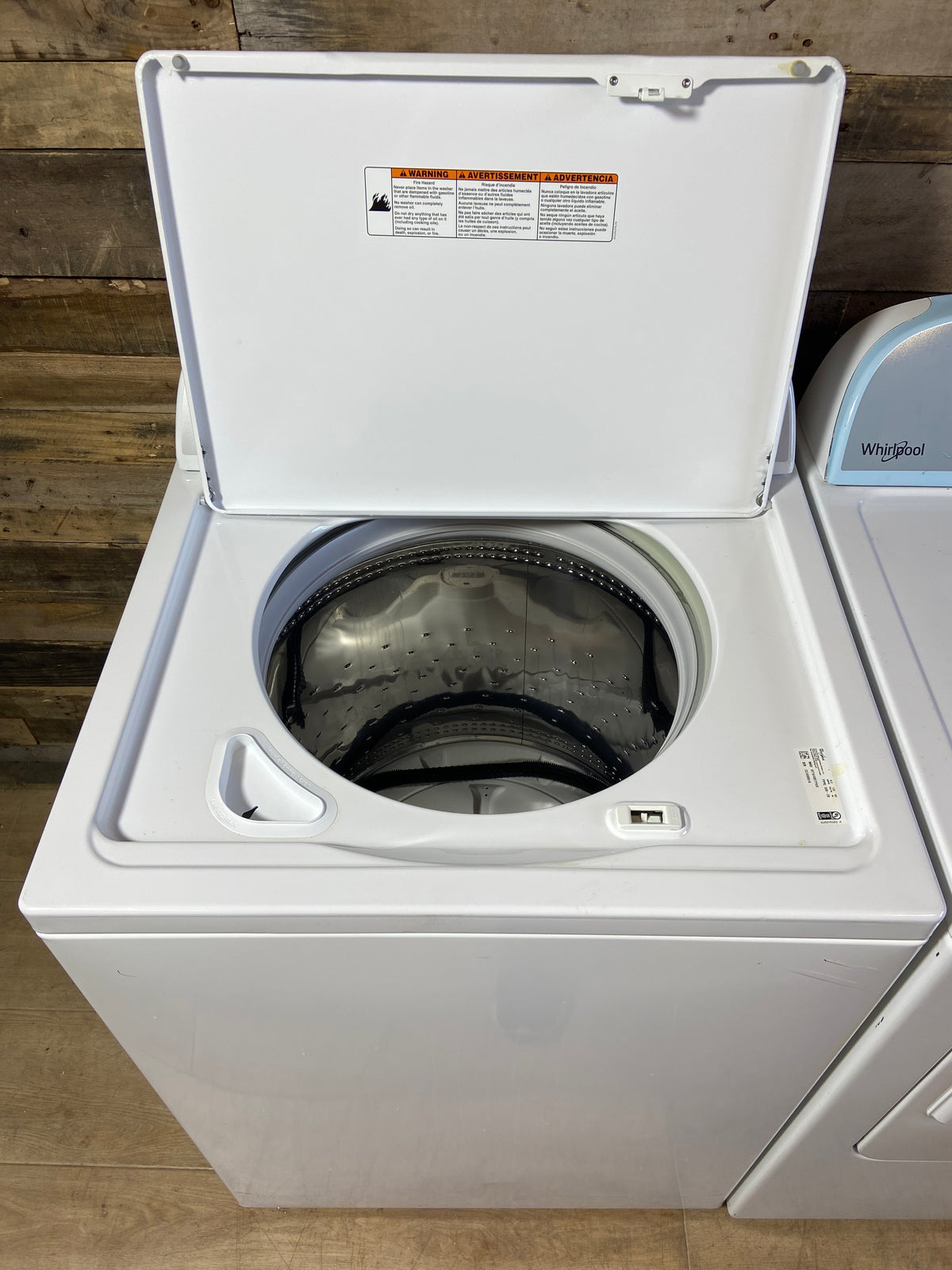 Whirlpool 2in1 Removable Agitator Washer & Dryer Set