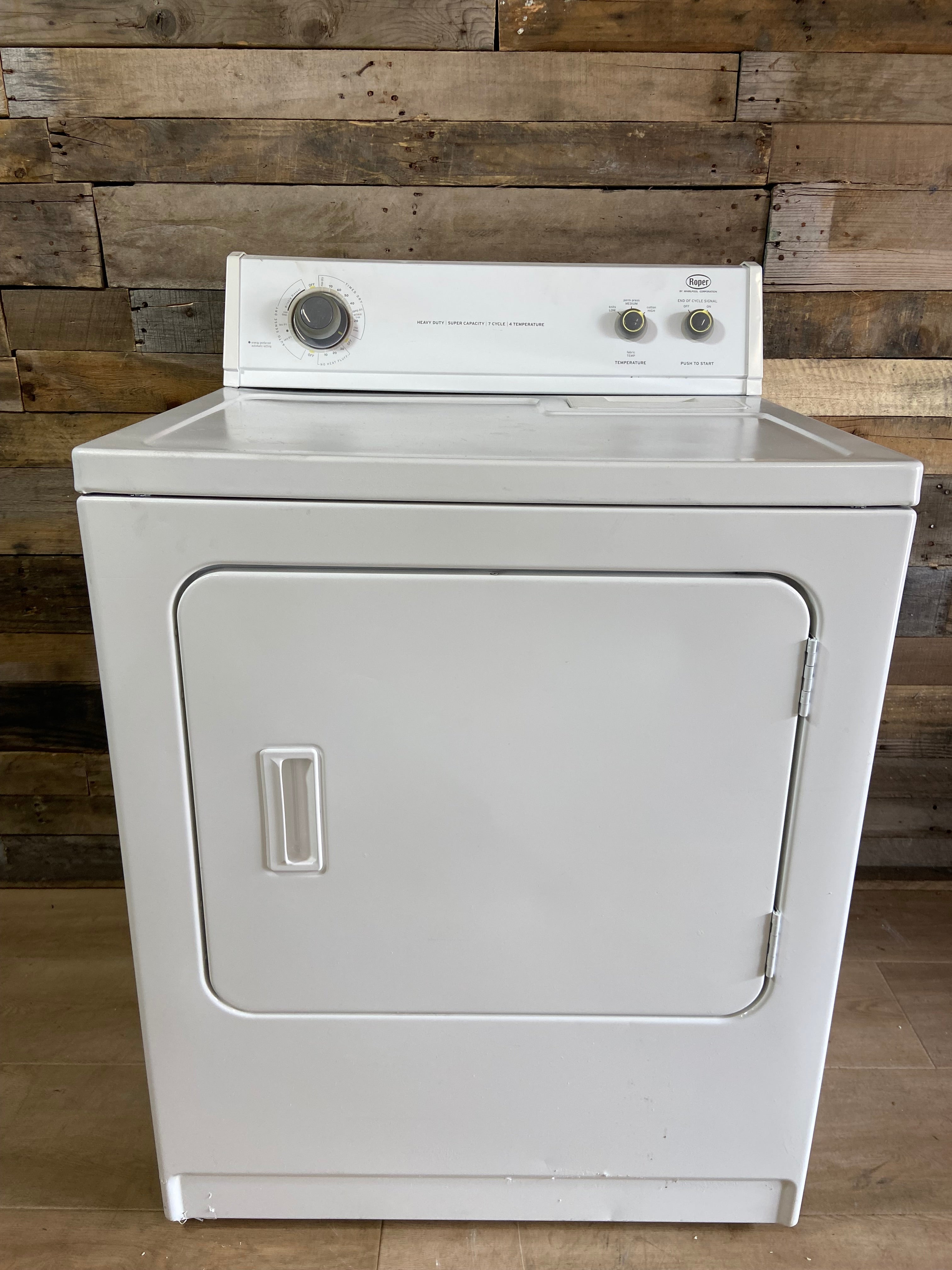 White Roper Dryer