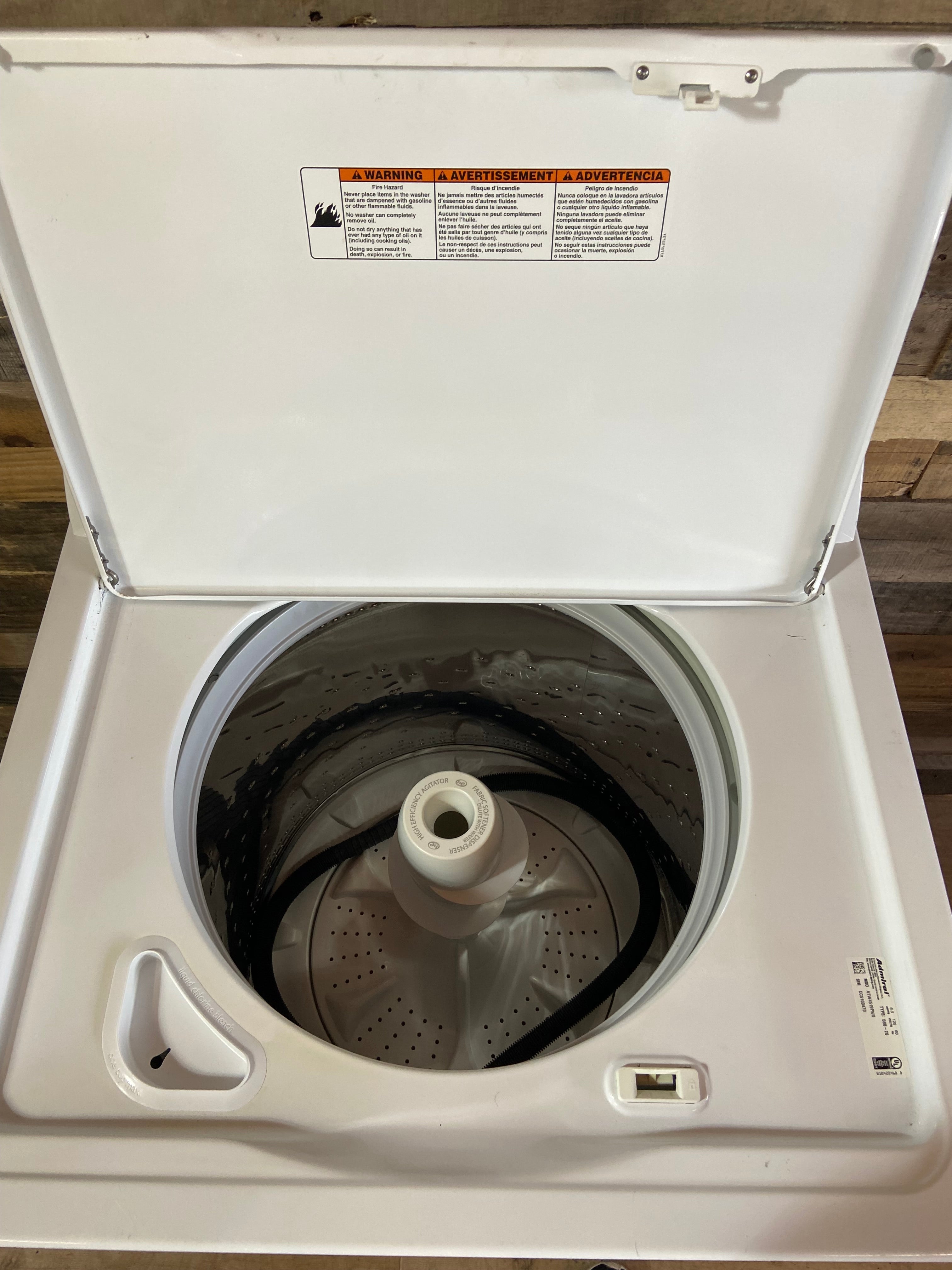 Admiral Large Capacity Stainless Tub Washer