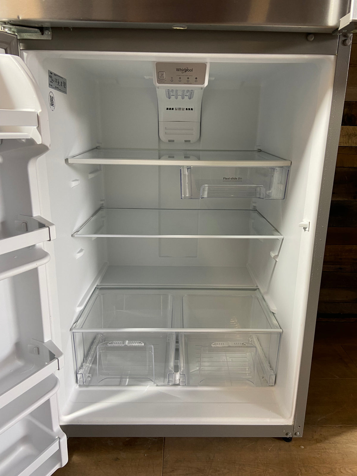 Whirlpool 30” Stainless Steel Top/Bottom Refrigerator With Ice Maker