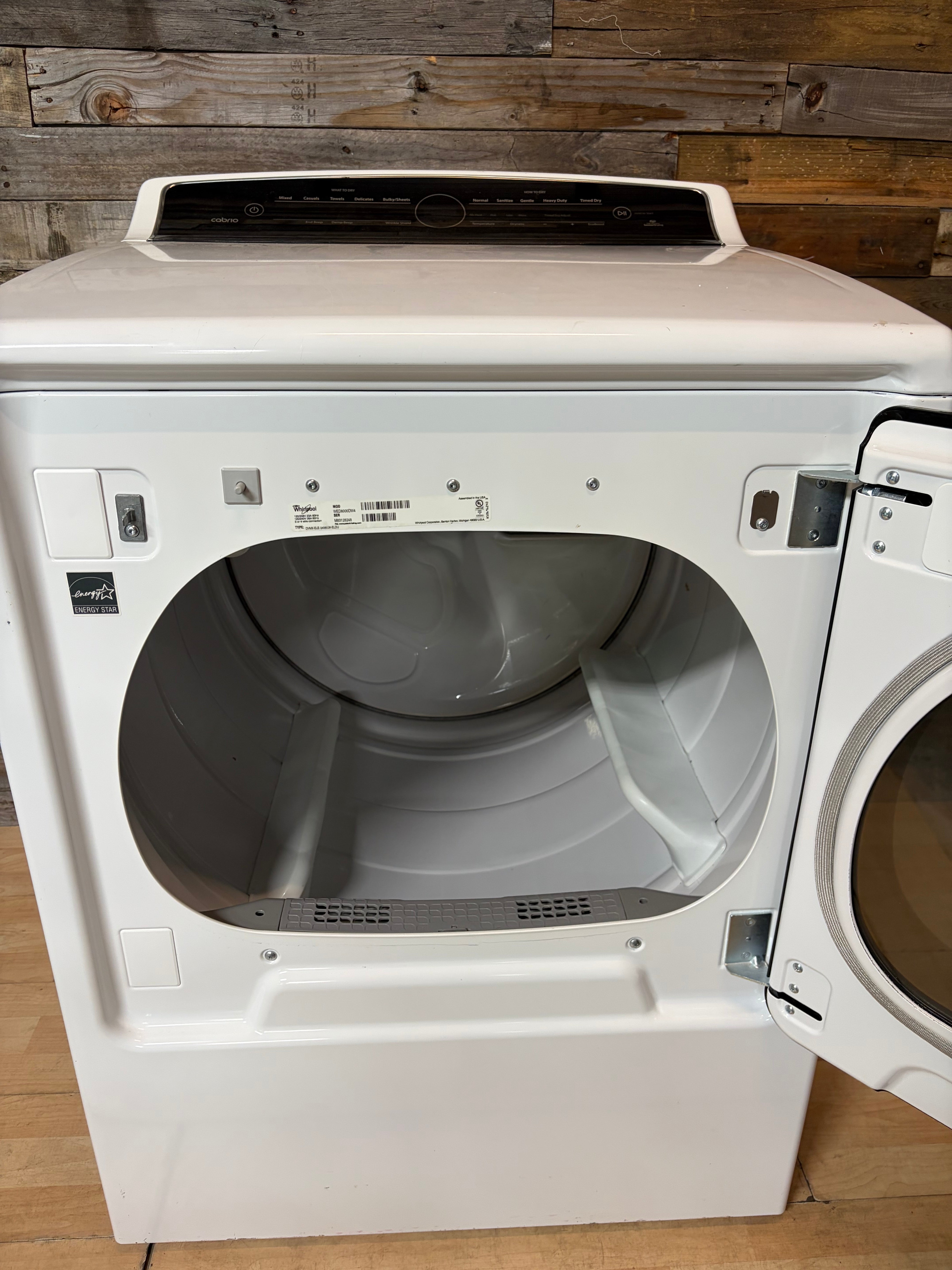 White Whirlpool Cabrio XL Dryer