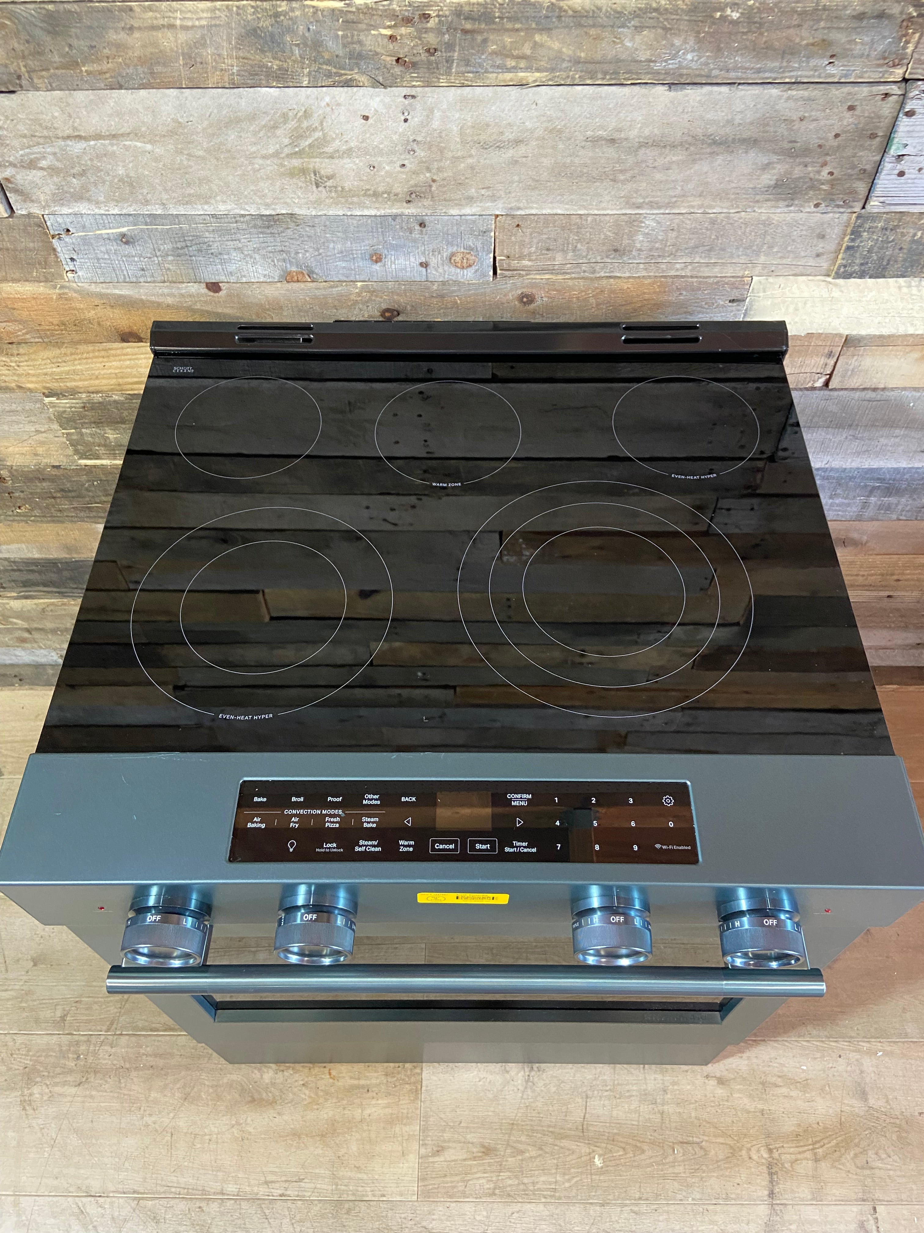 KitchenAid® 30" Juniper Smart Slide-in Electric Range with Two Even-Heat™ Hyper Elements and Convection Cooking Modes