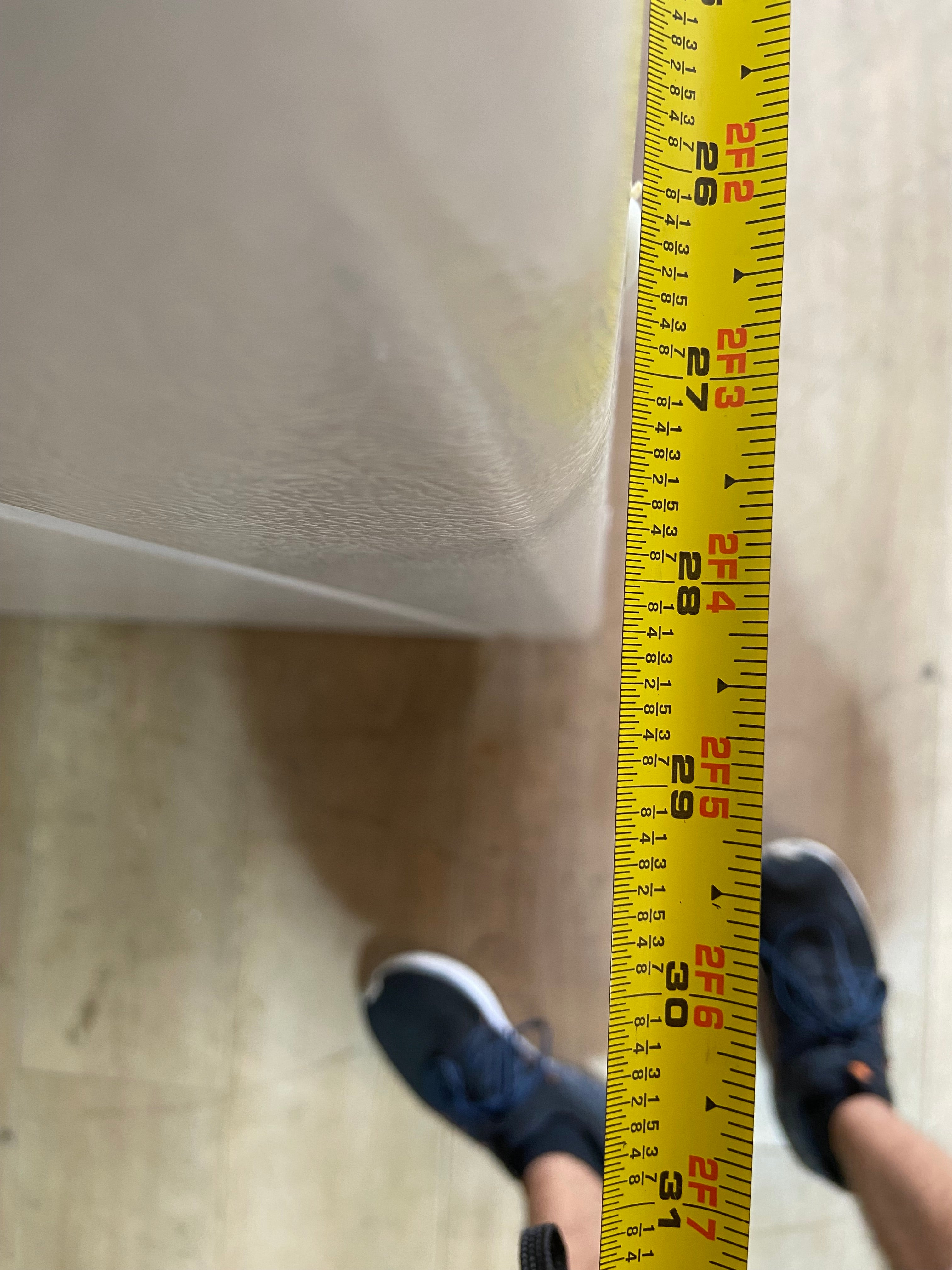 GE White Top Bottom Refrigerator