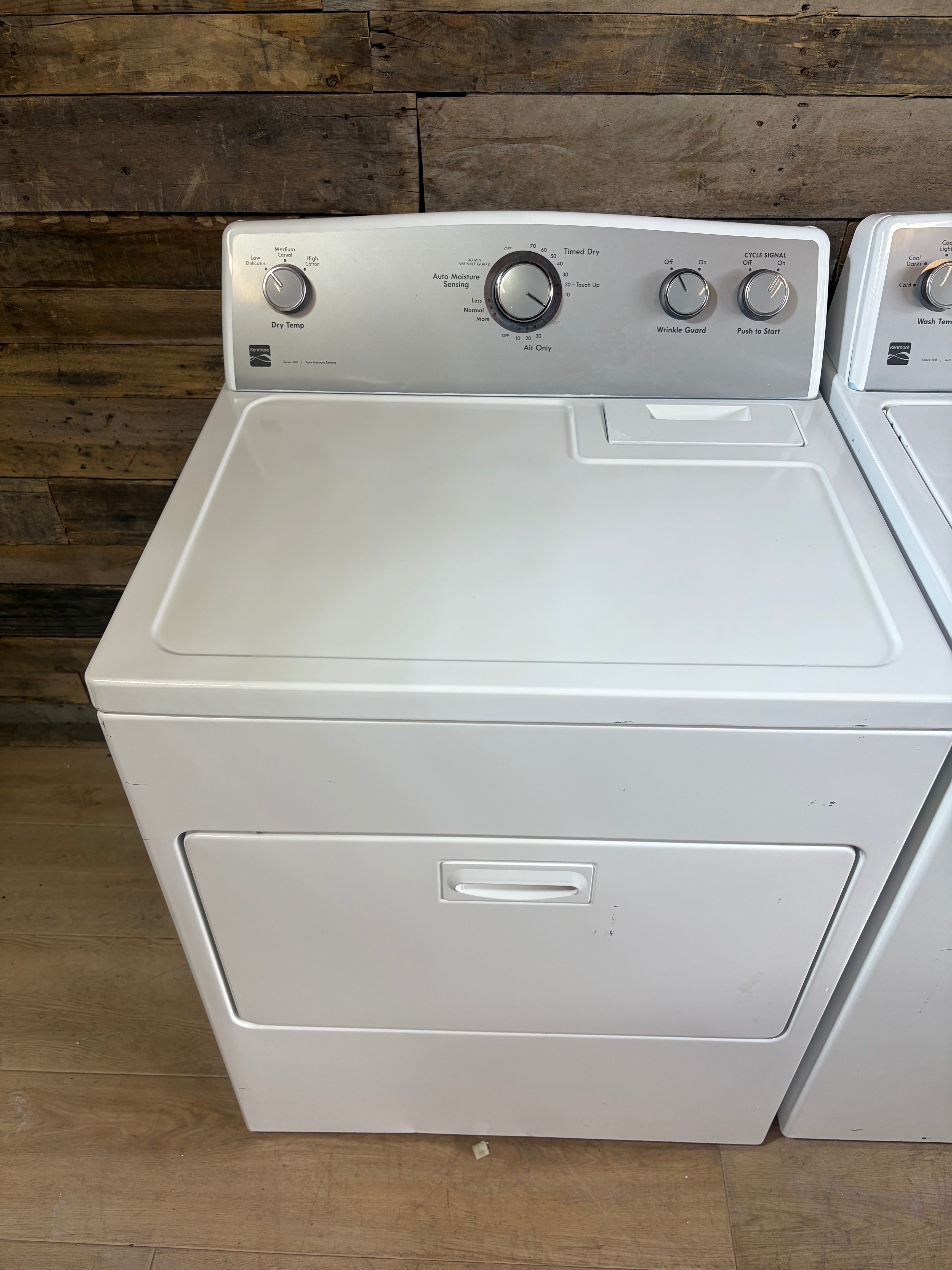 Kenmore Large Capcity Stainless Tub Washer Dryer Set