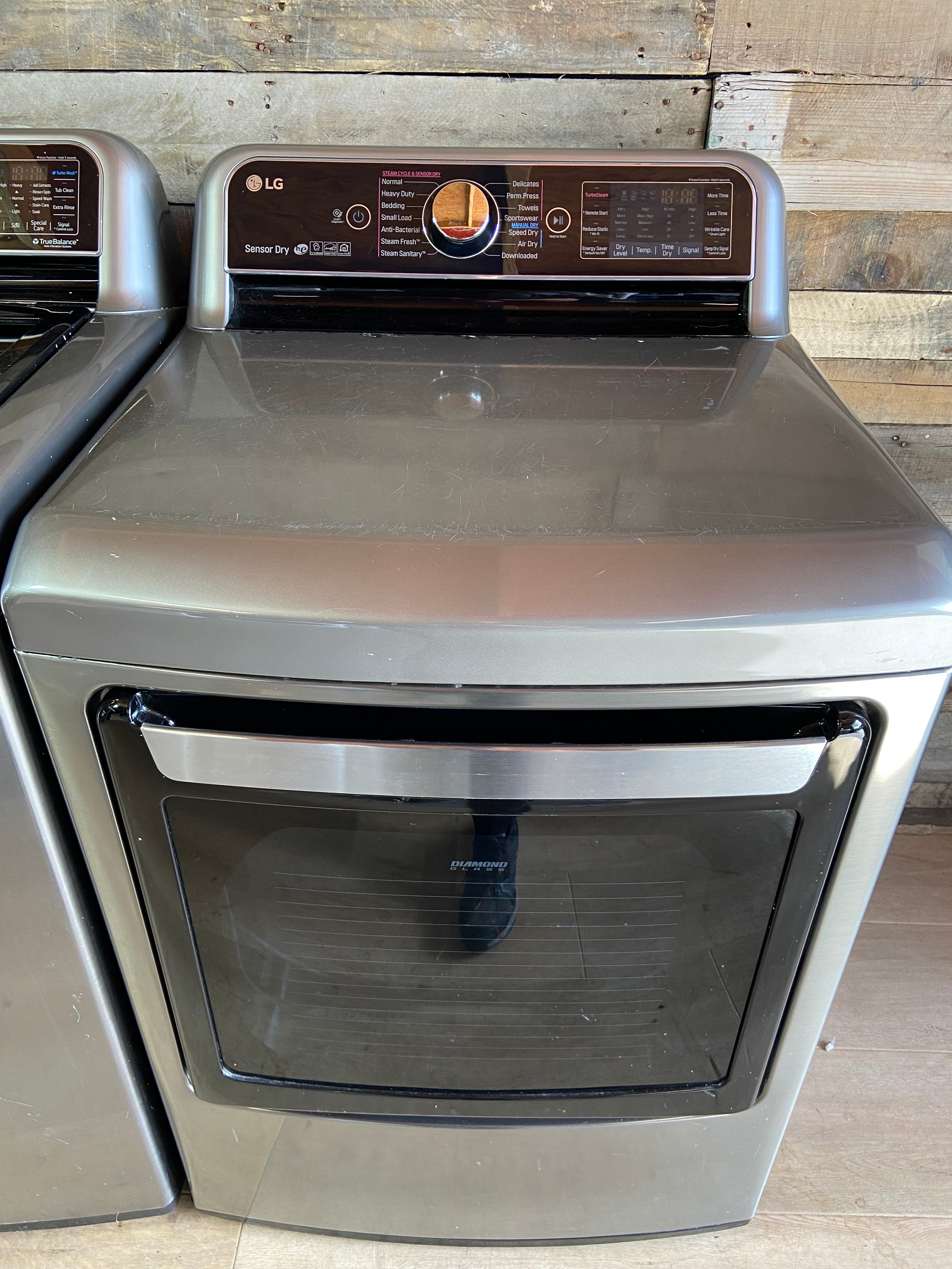 LG Grey Direct Drive Top Load Set