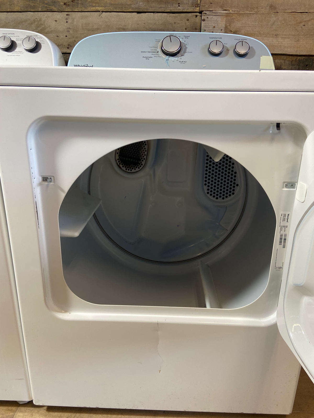 Whirlpool 2in1 Removable Agitator Washer & Dryer Set