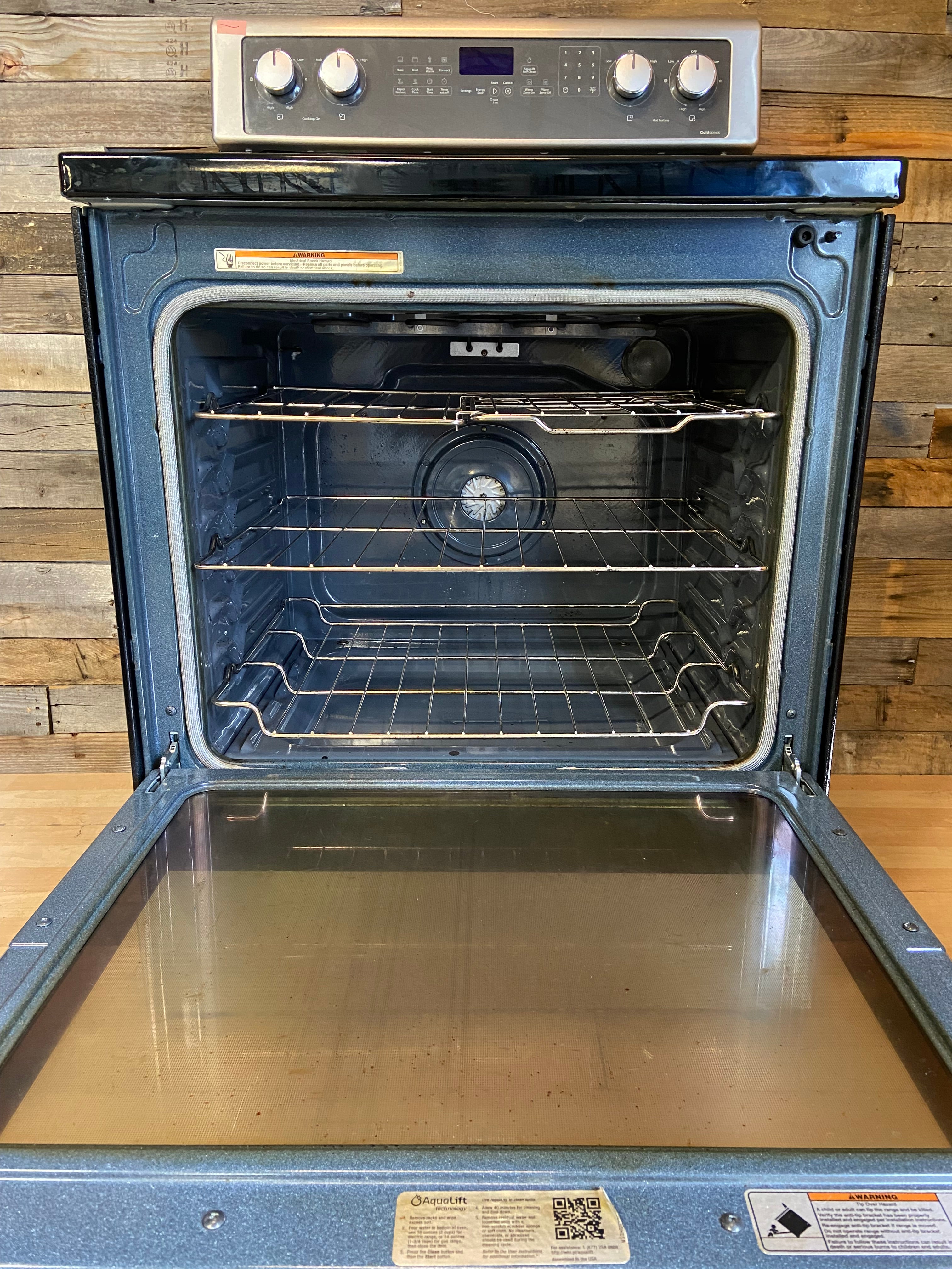 Whirlpool Stainless Glass Top Convection Range