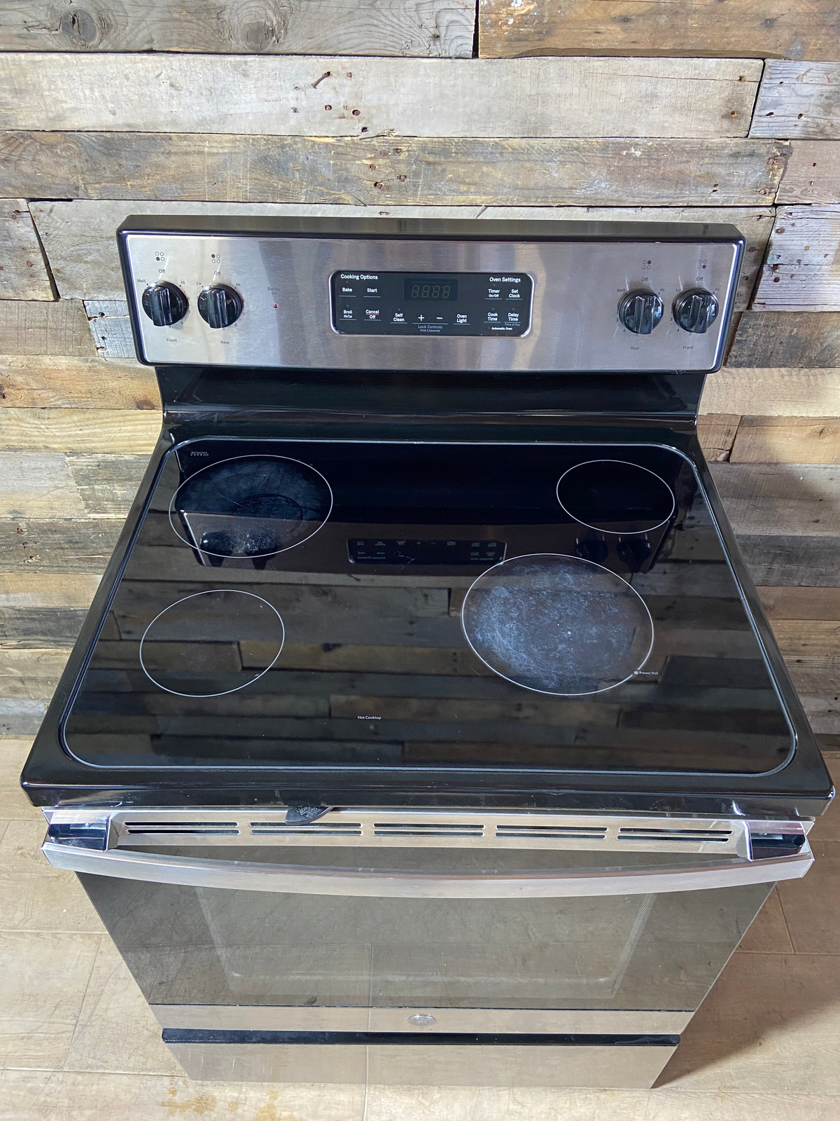 GE Stainless Steel 4 Burner Range