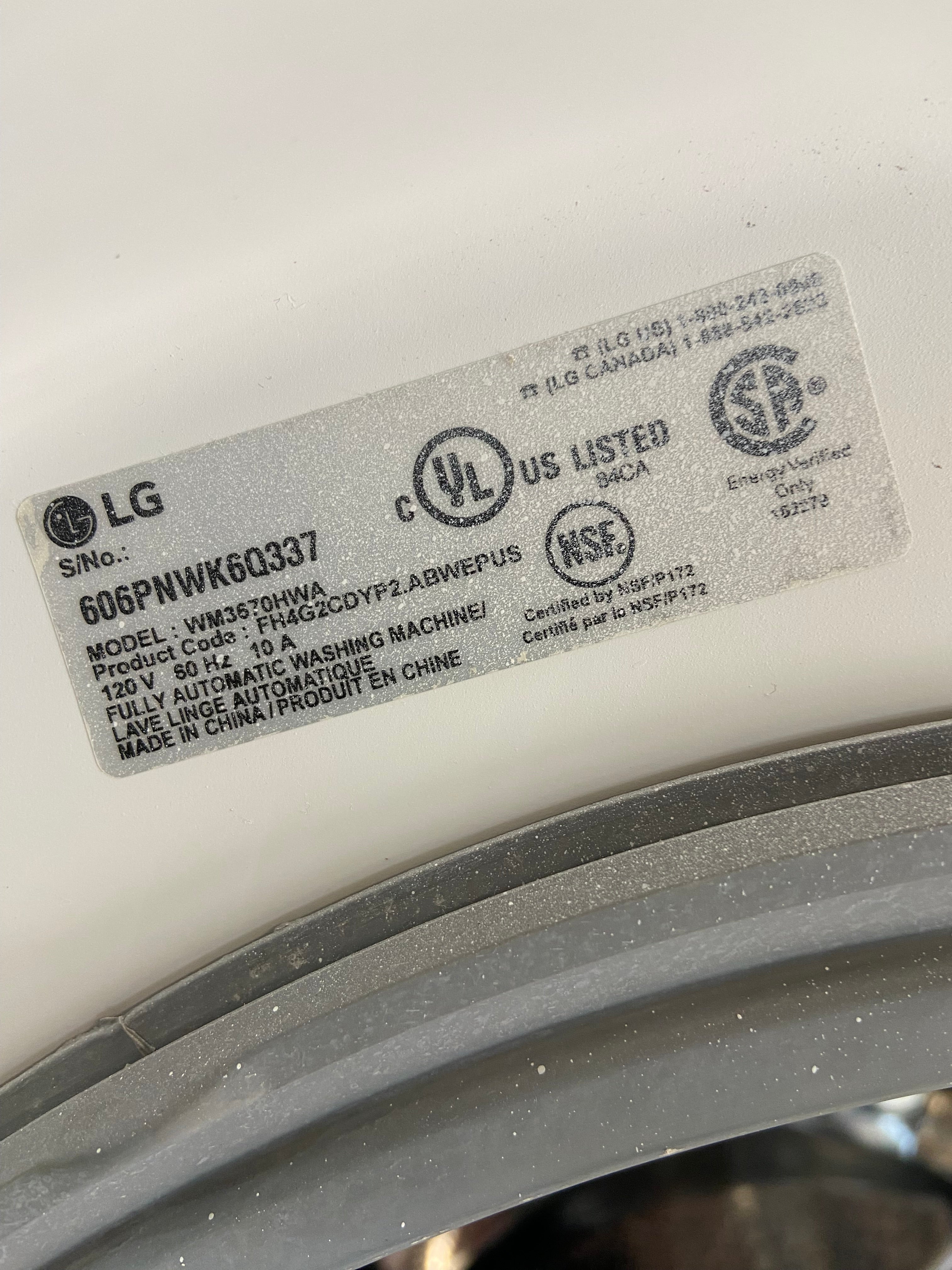 LG Front Load Washer & Dryer Set With Pedestals