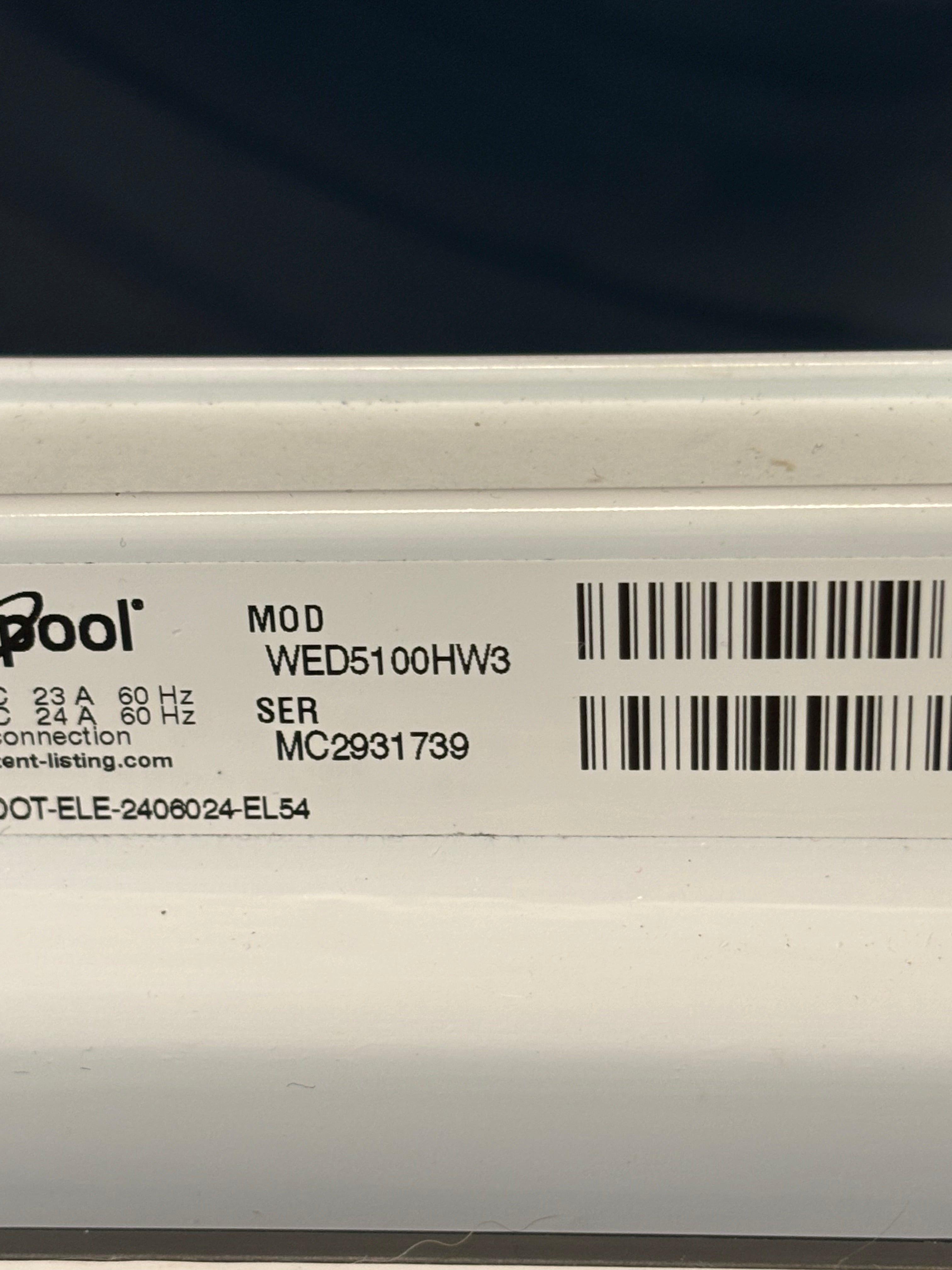 Whirlpool Glass Top Set