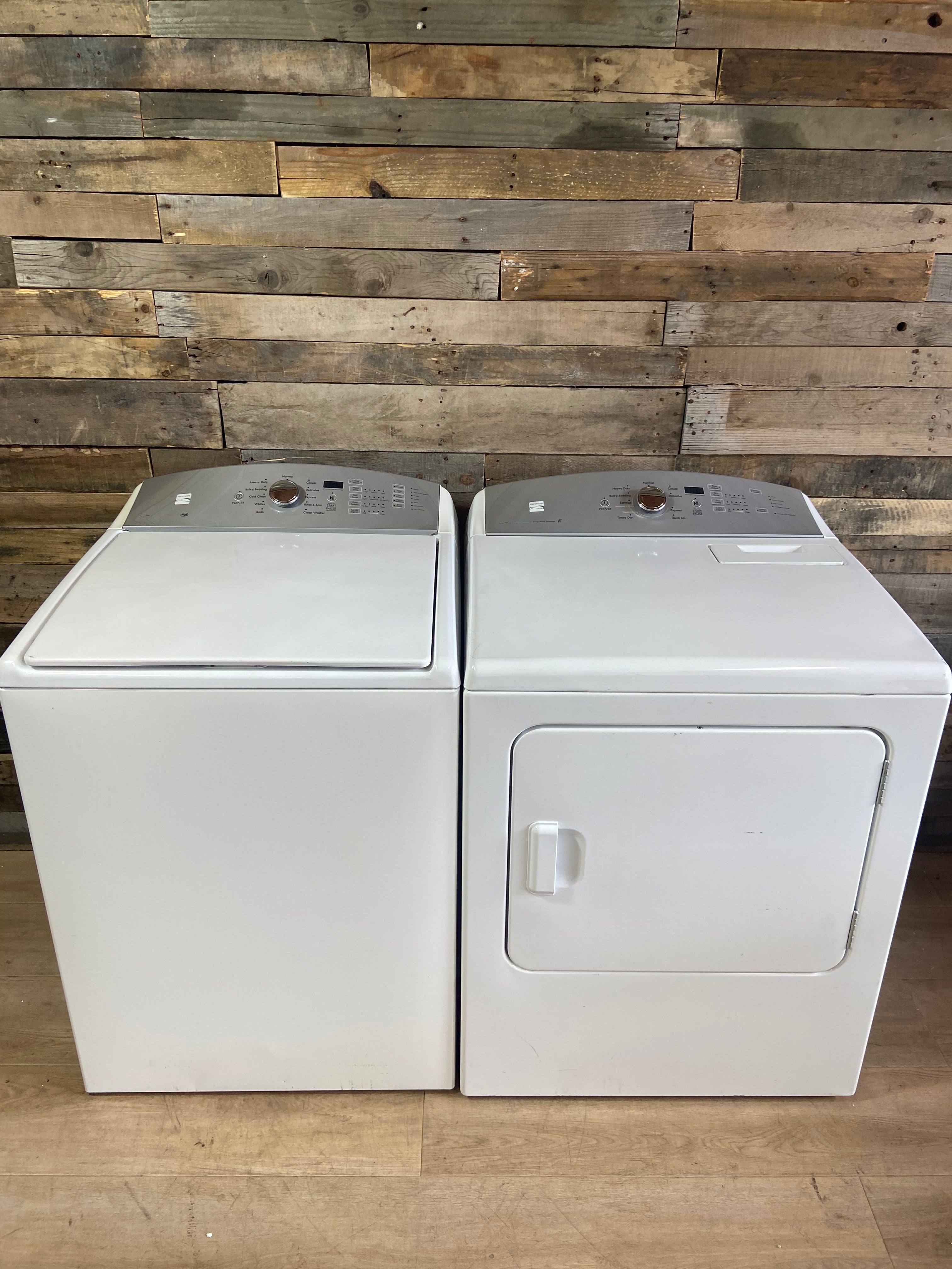 Kenmore Top Load Large Capacity Washer & Dryer Set