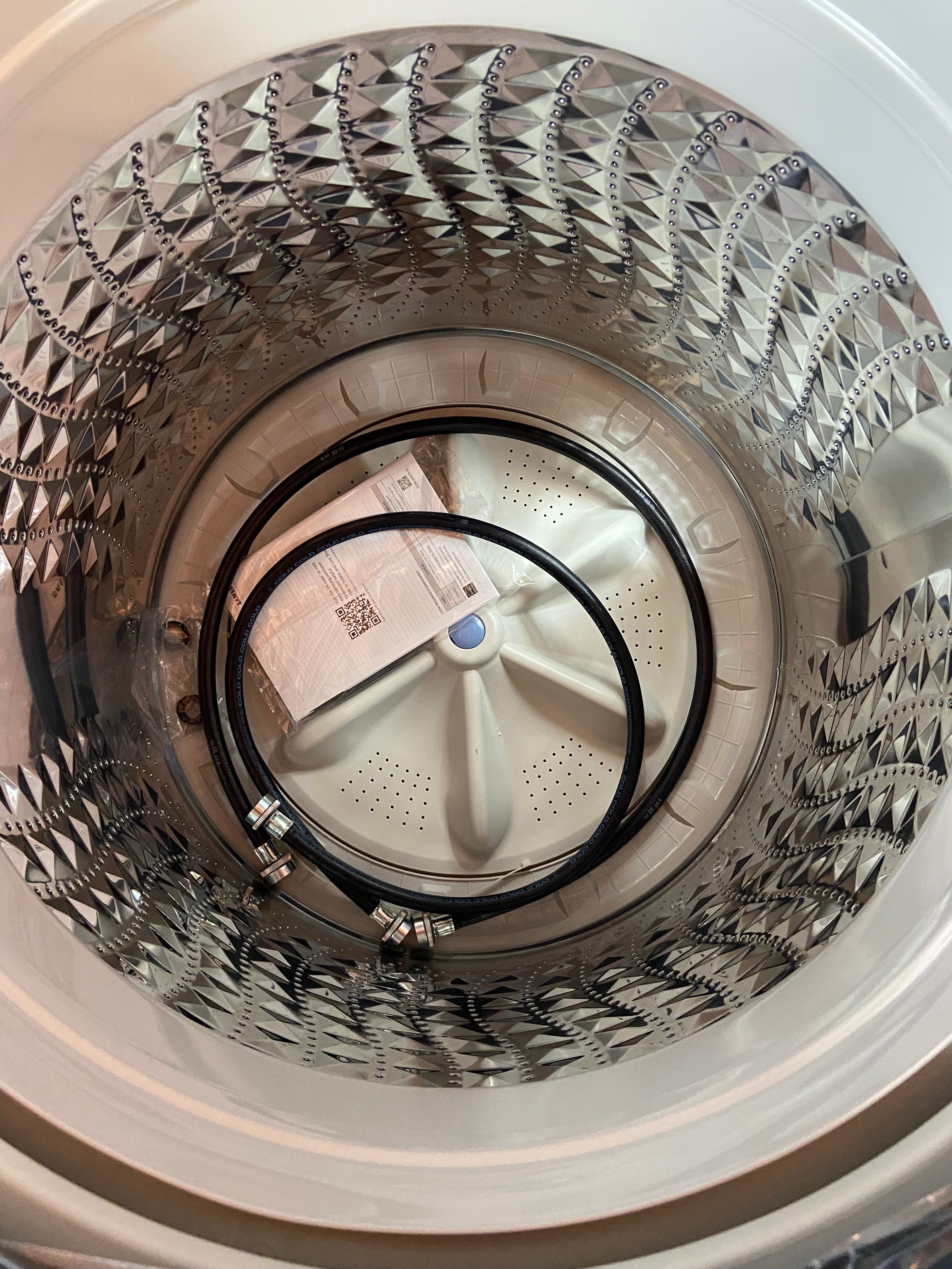 Samsung 4.7 Cu. Ft. Brushed Black Impeller Top Load Set