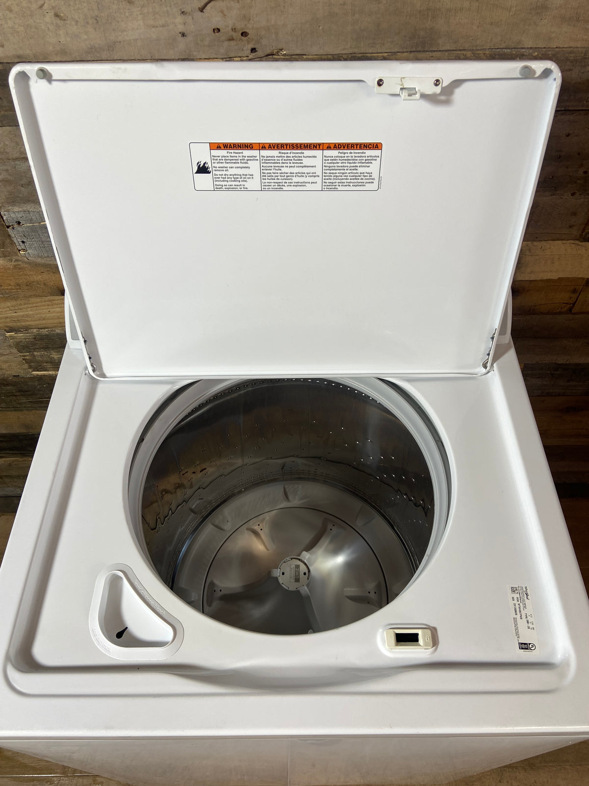 Whirlpool 2/1 Removable Agitator Top Load Washer
