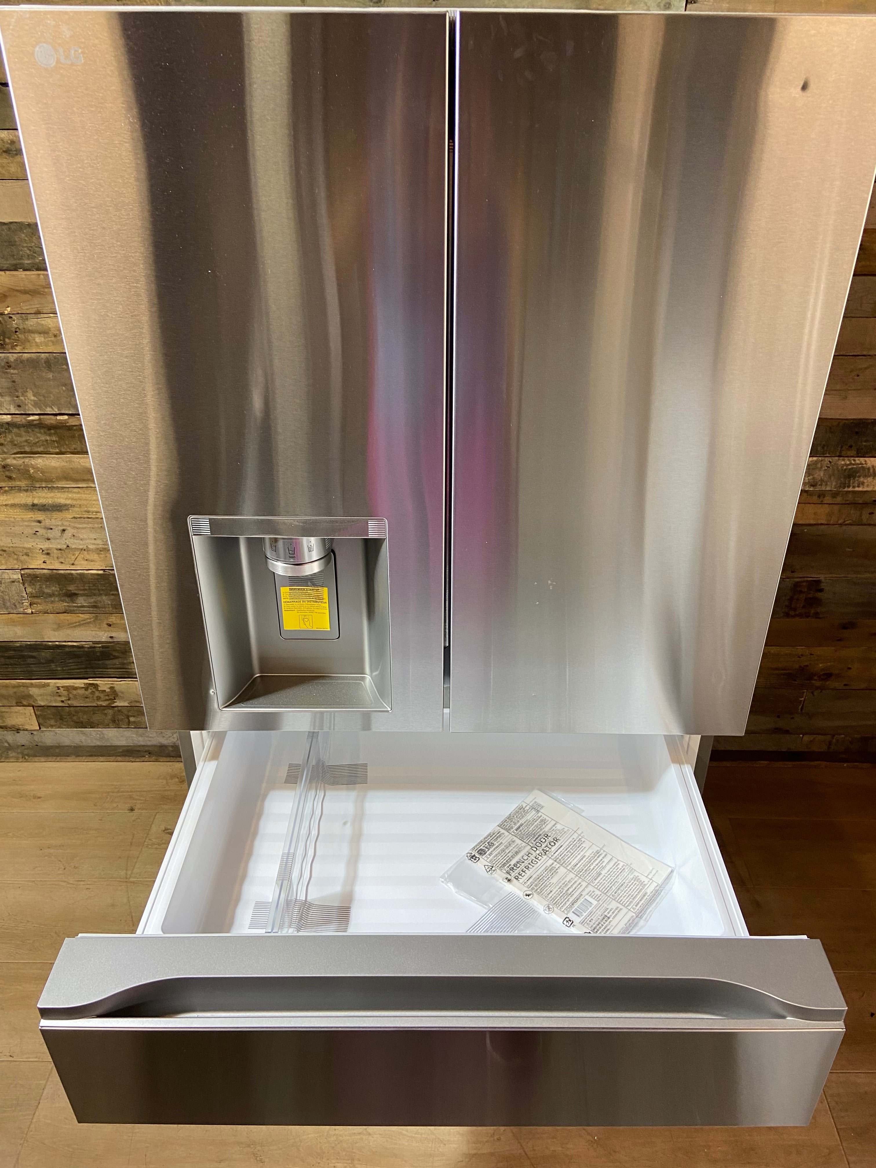 LG 29 Cu. Ft. French Door Refrigerator – Stainless Steel – ThinQ Smart – LF29S8330S