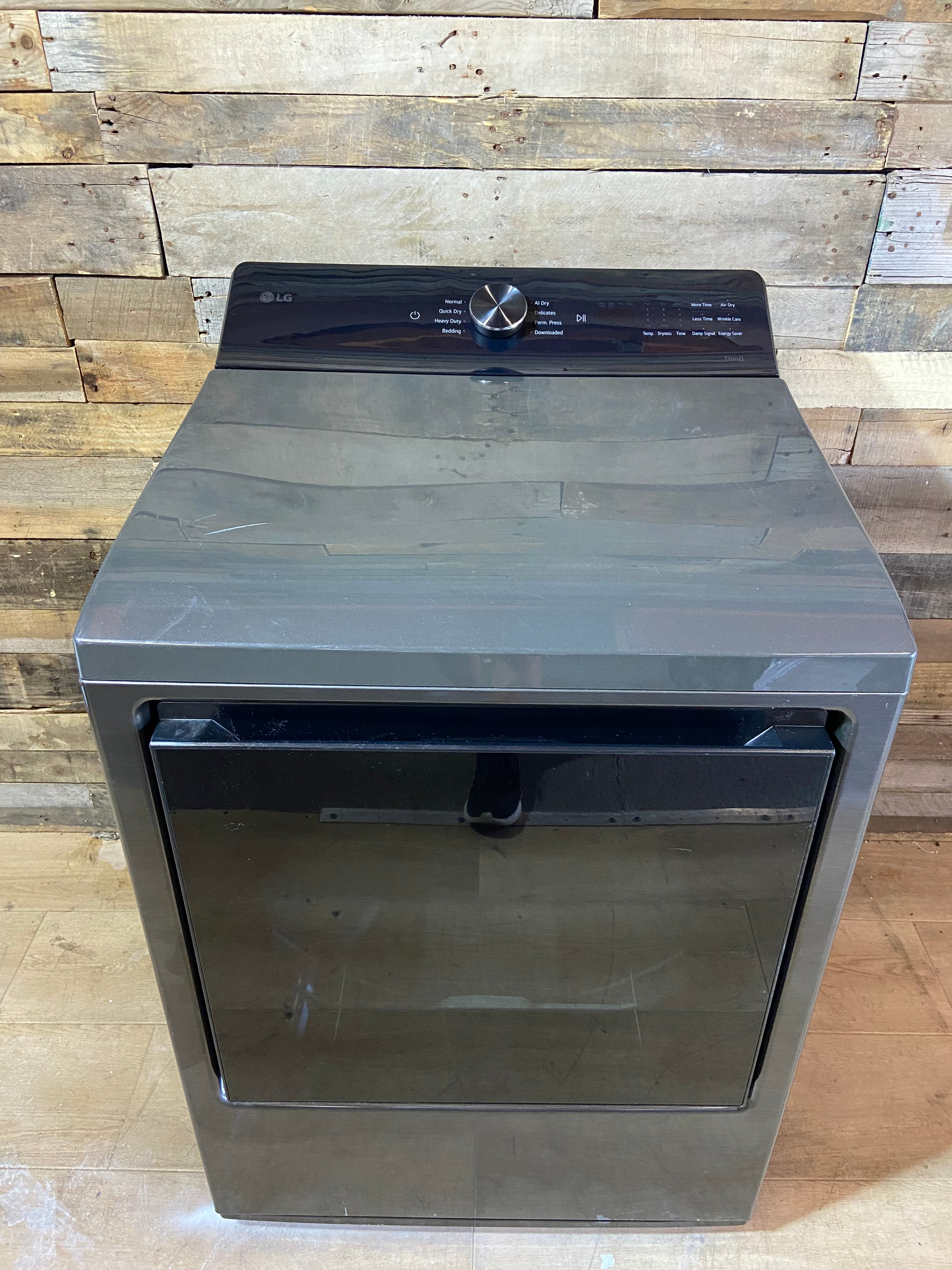 7.3 cu. ft. Ultra Large Capacity Rear Control Electric Dryer with AI Sensing and ThinQ®