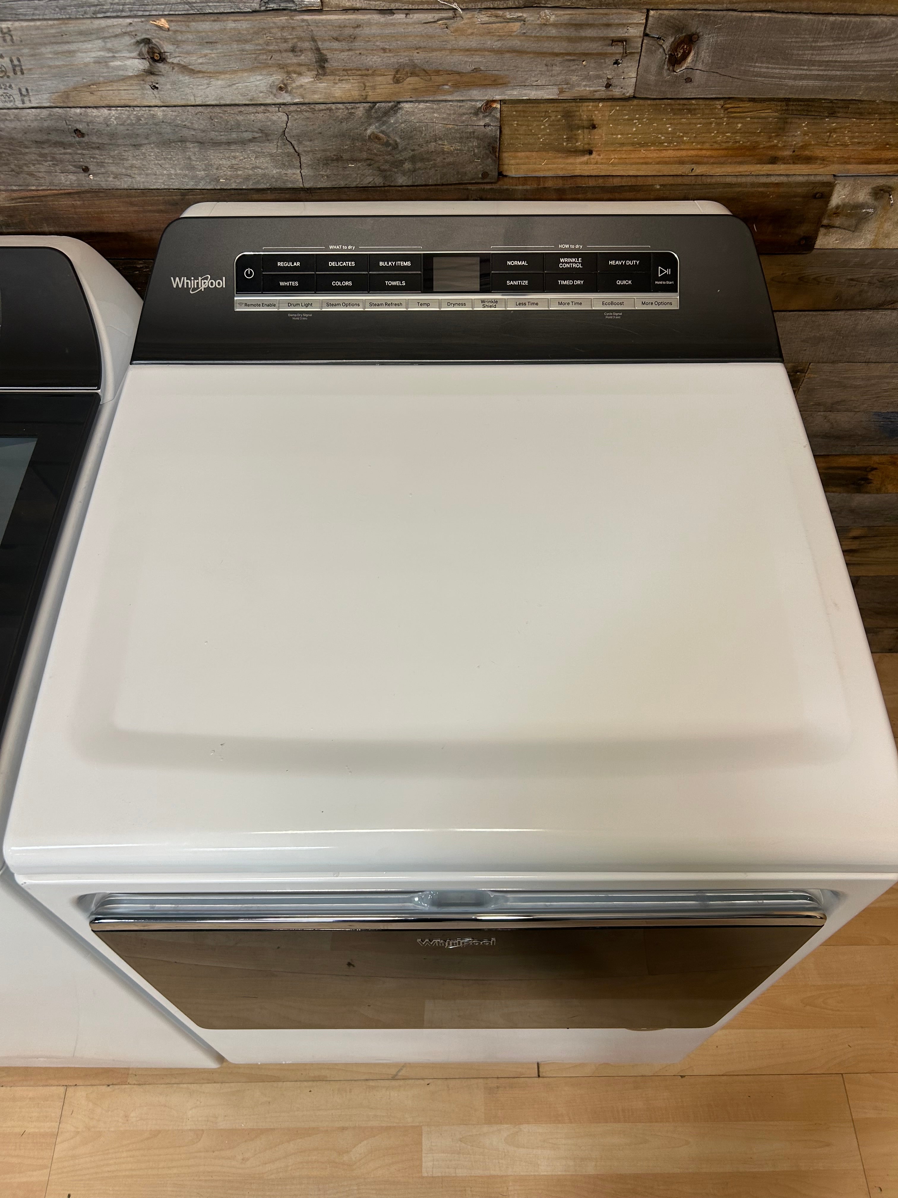 White Whirlpool Glass Top Set