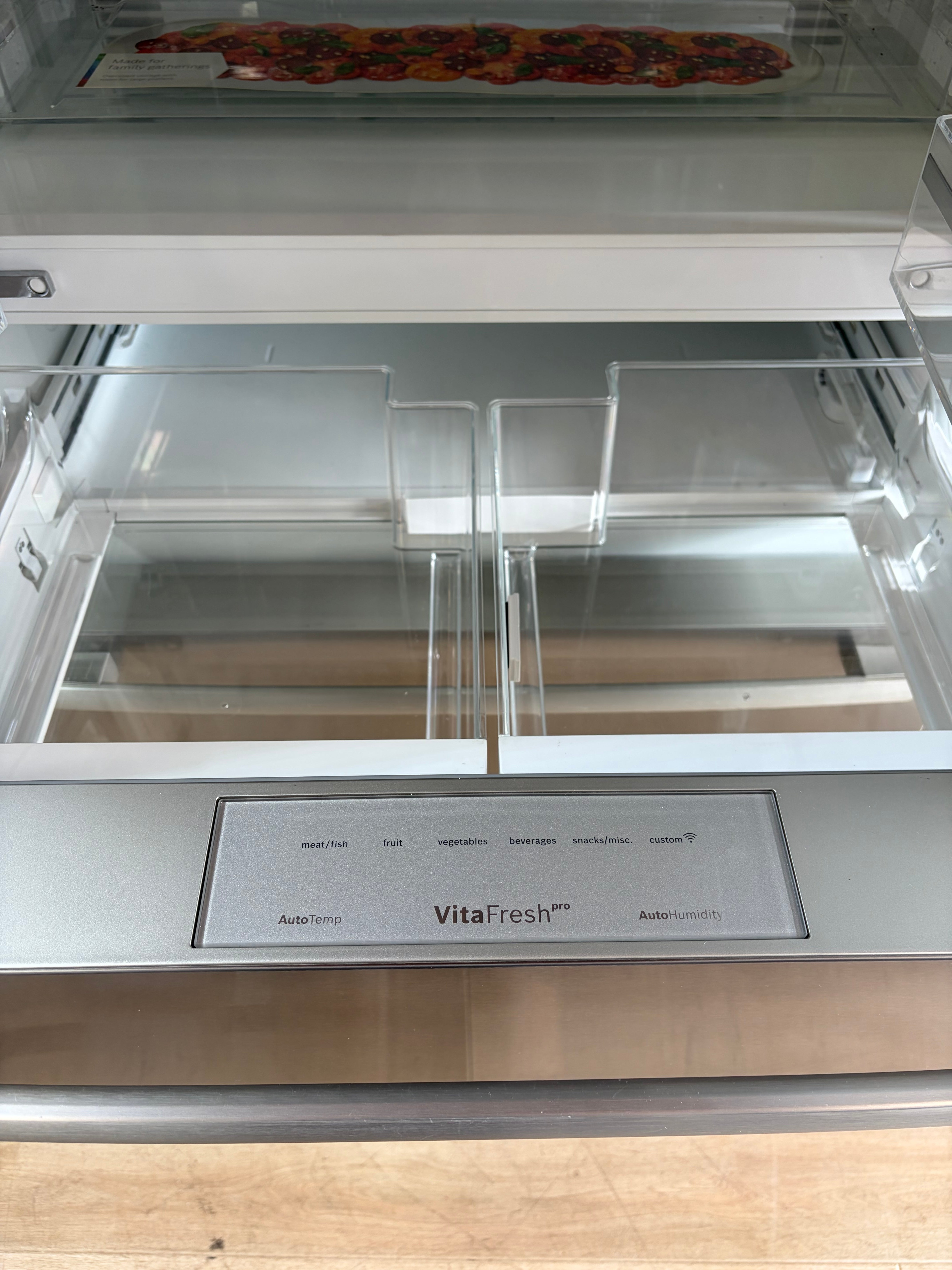 Bosch® 800 Series 36" 20.5 Cu. Ft. Stainless Steel Counter Depth French Door Refrigerator