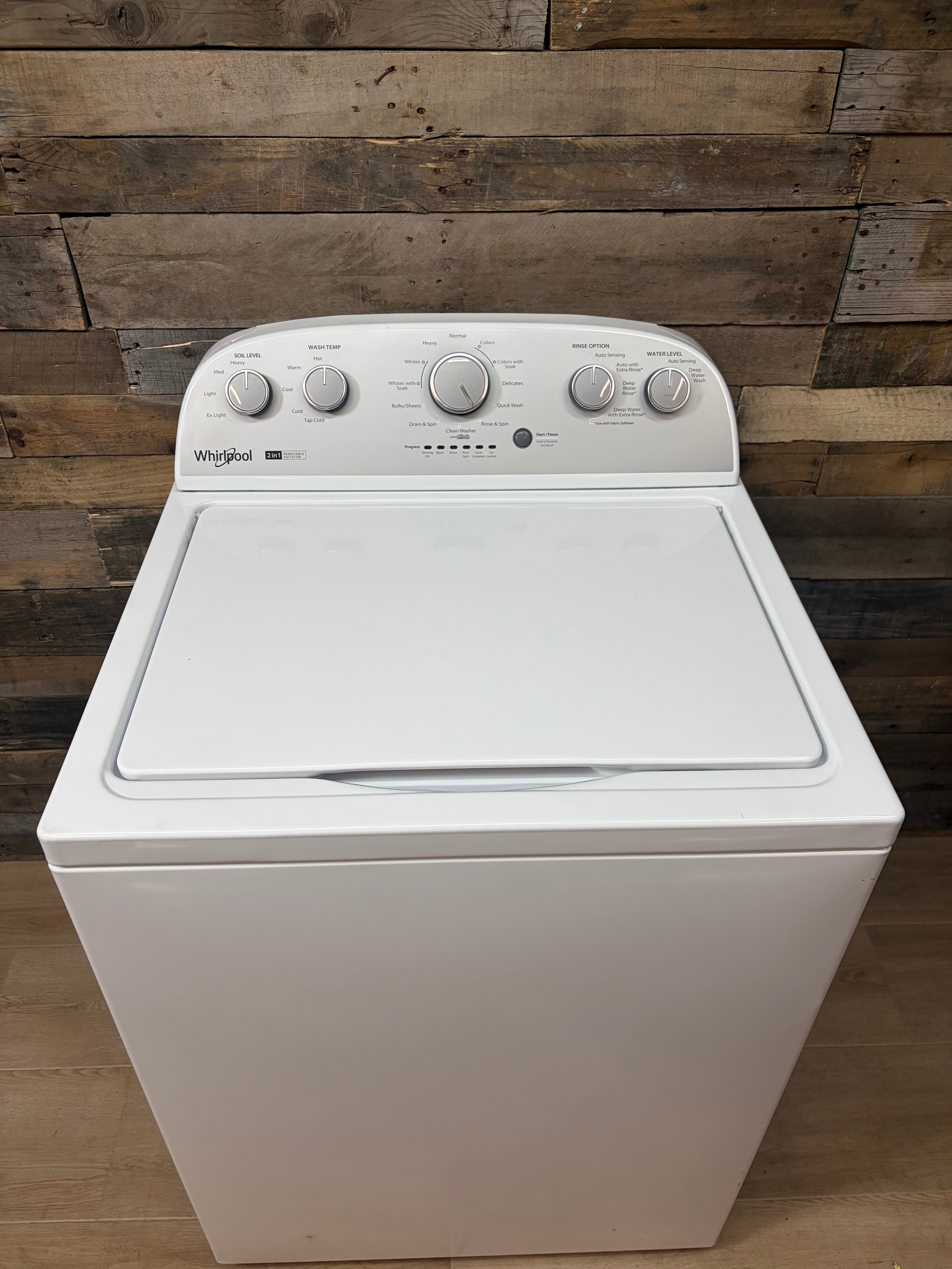 Whirlpool 2 in 1 Removable Agitator Top Load Washer