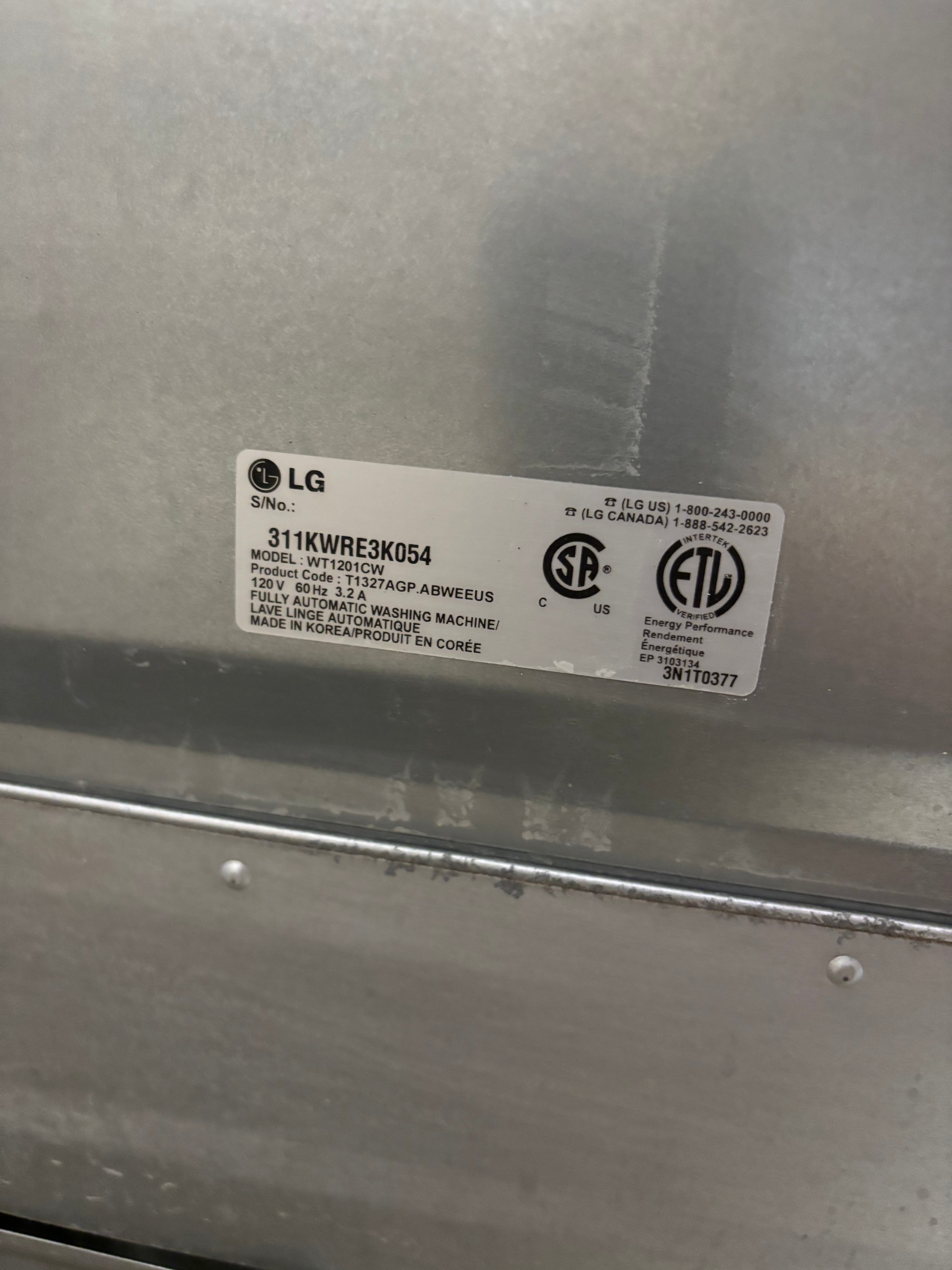 LG SmartDrum Direct Drive Top Load Set