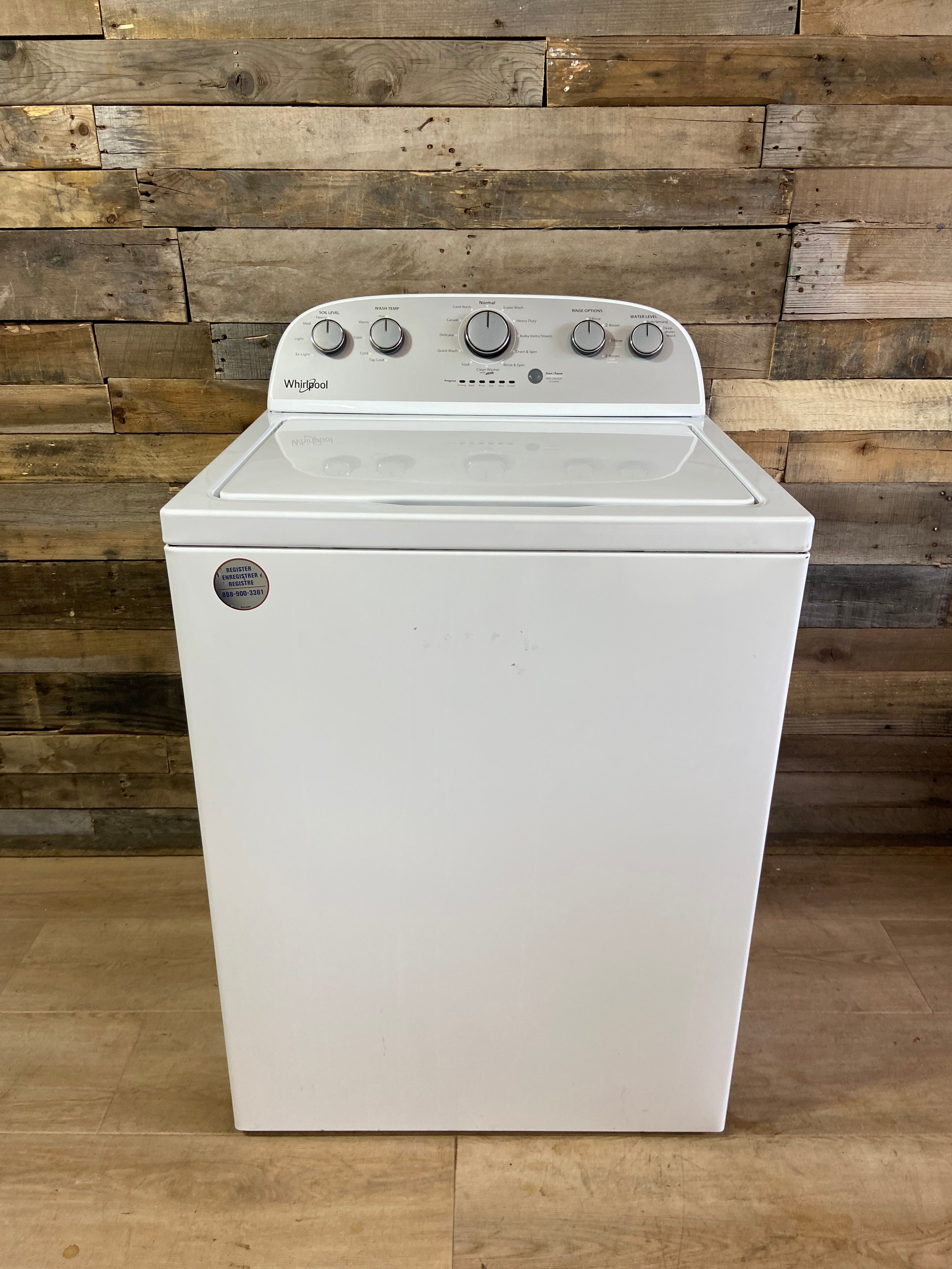 Whirlpool Grey Face Top Load Washer