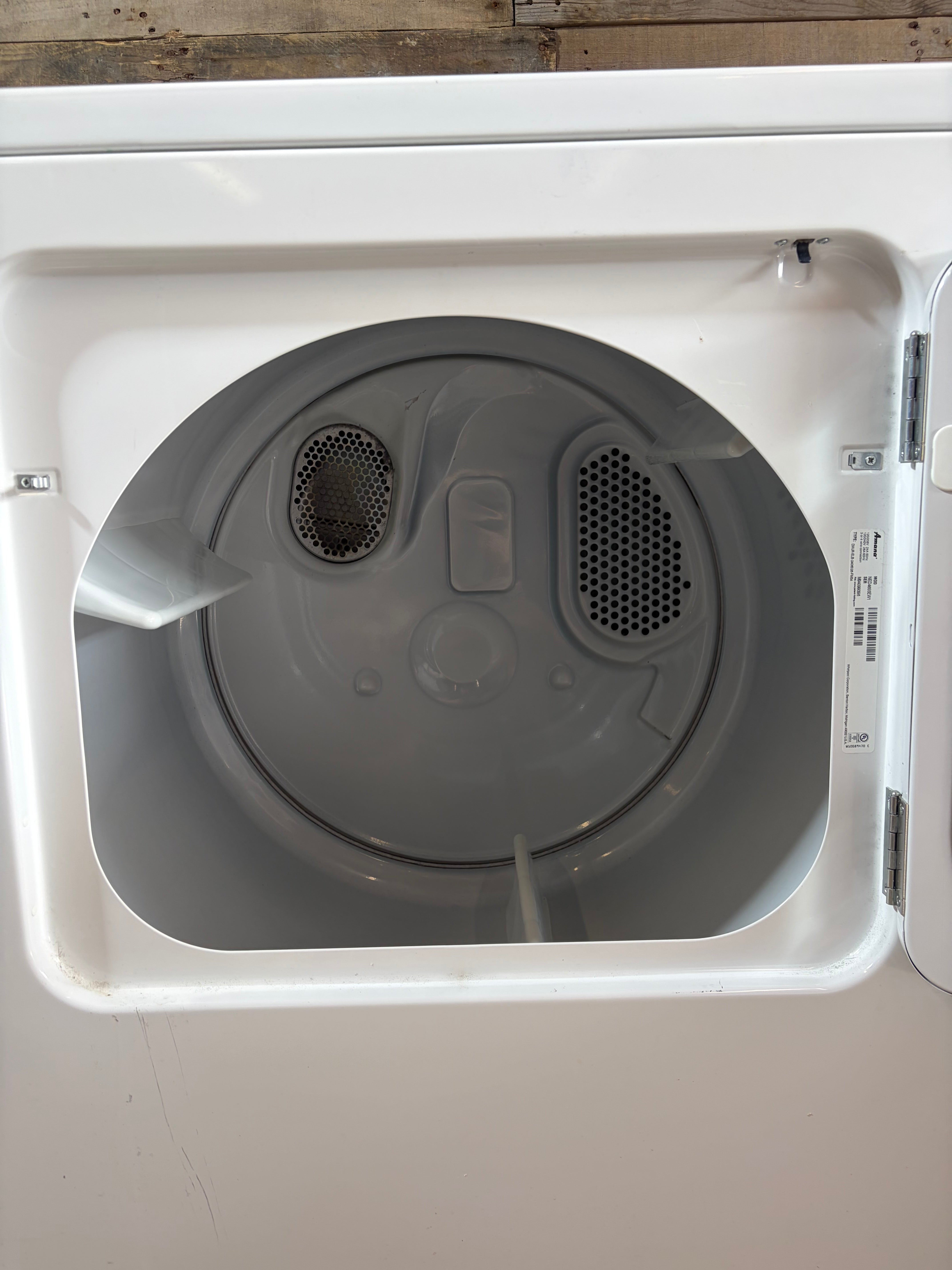 Amana White Top Load Washer Dryer Set