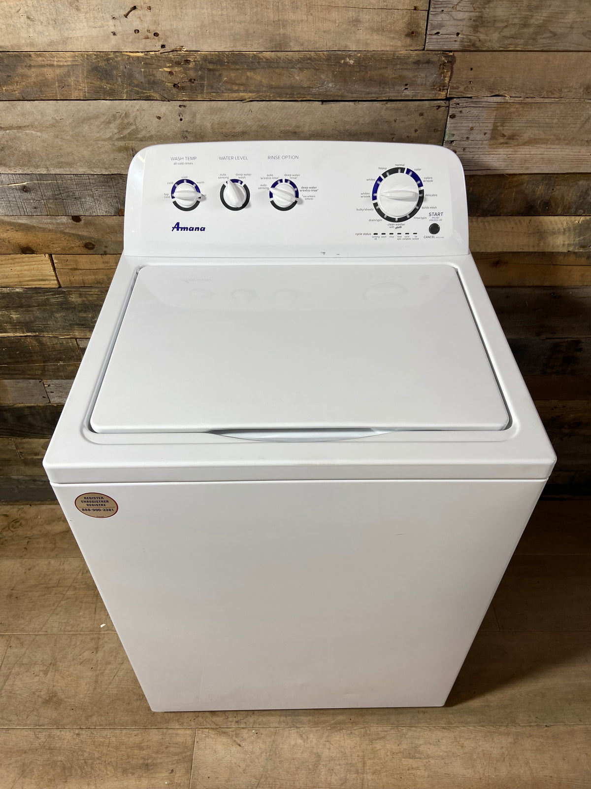 Amana Large Capacity Stainless Tub Washing Machine