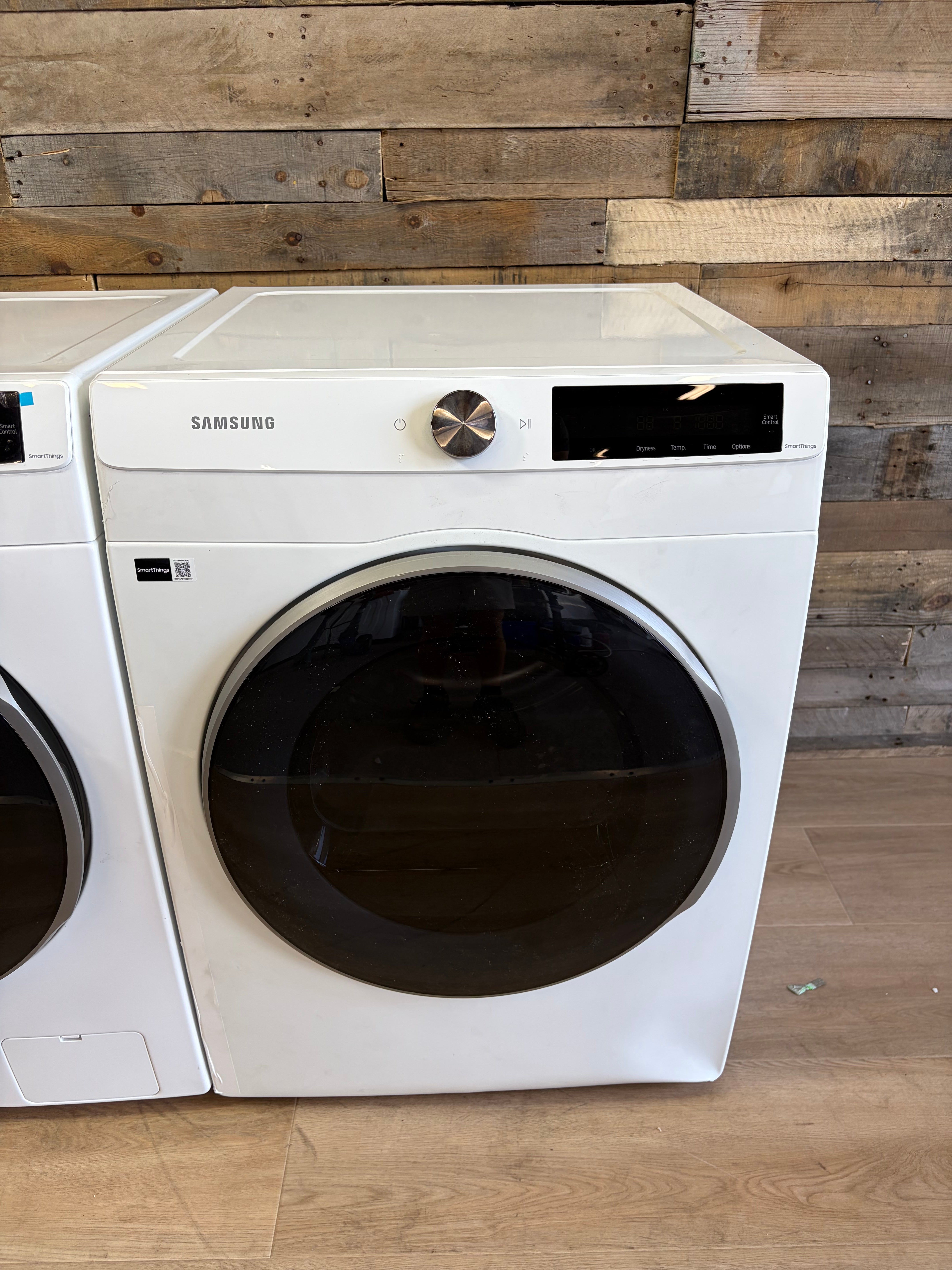 2.5 cu. ft. Compact Front Load Washer and Dryer with AI Smart Dial and Super Speed Wash in White