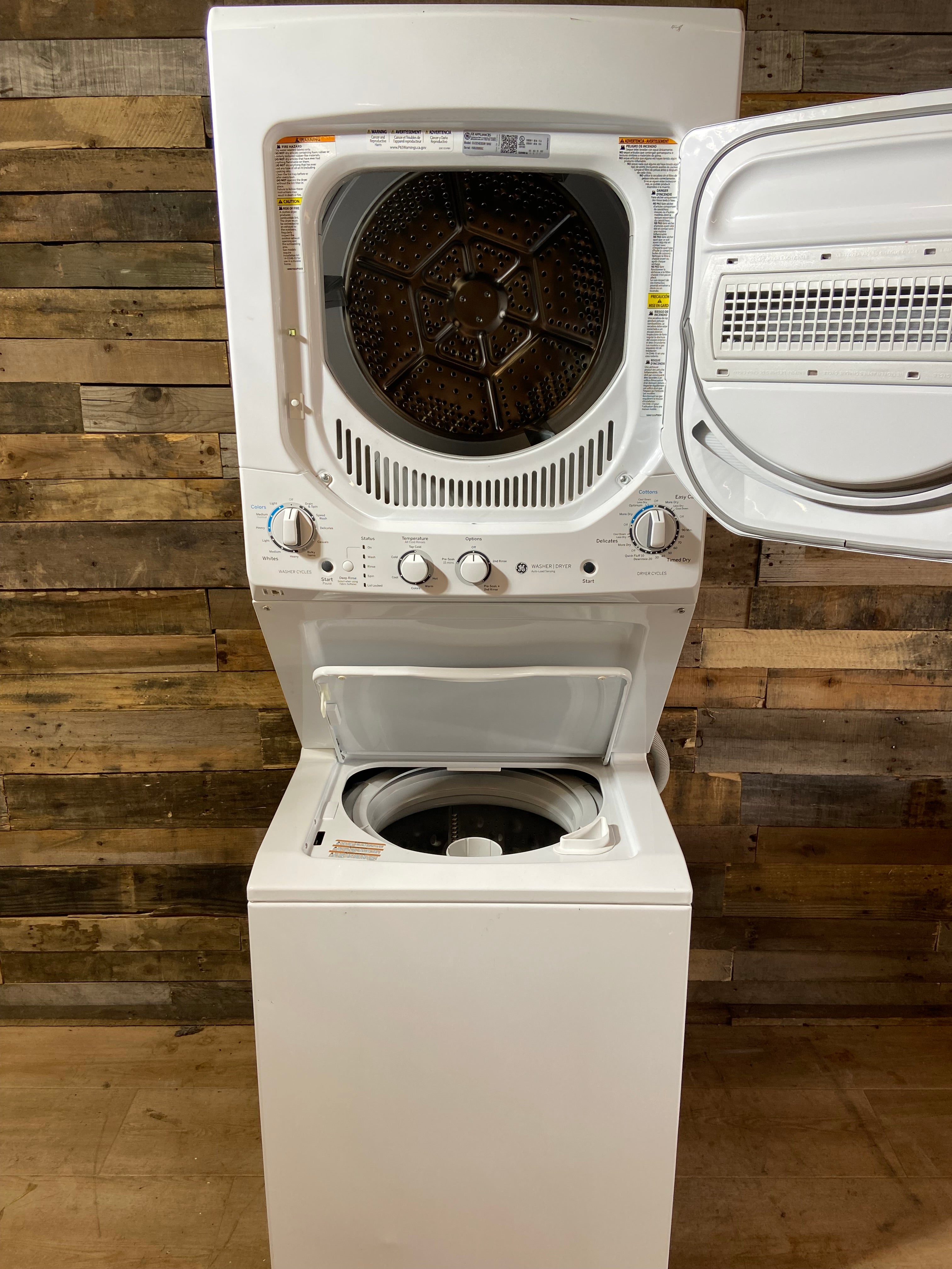 GE 24 Inch Stackable Washer & Dryer