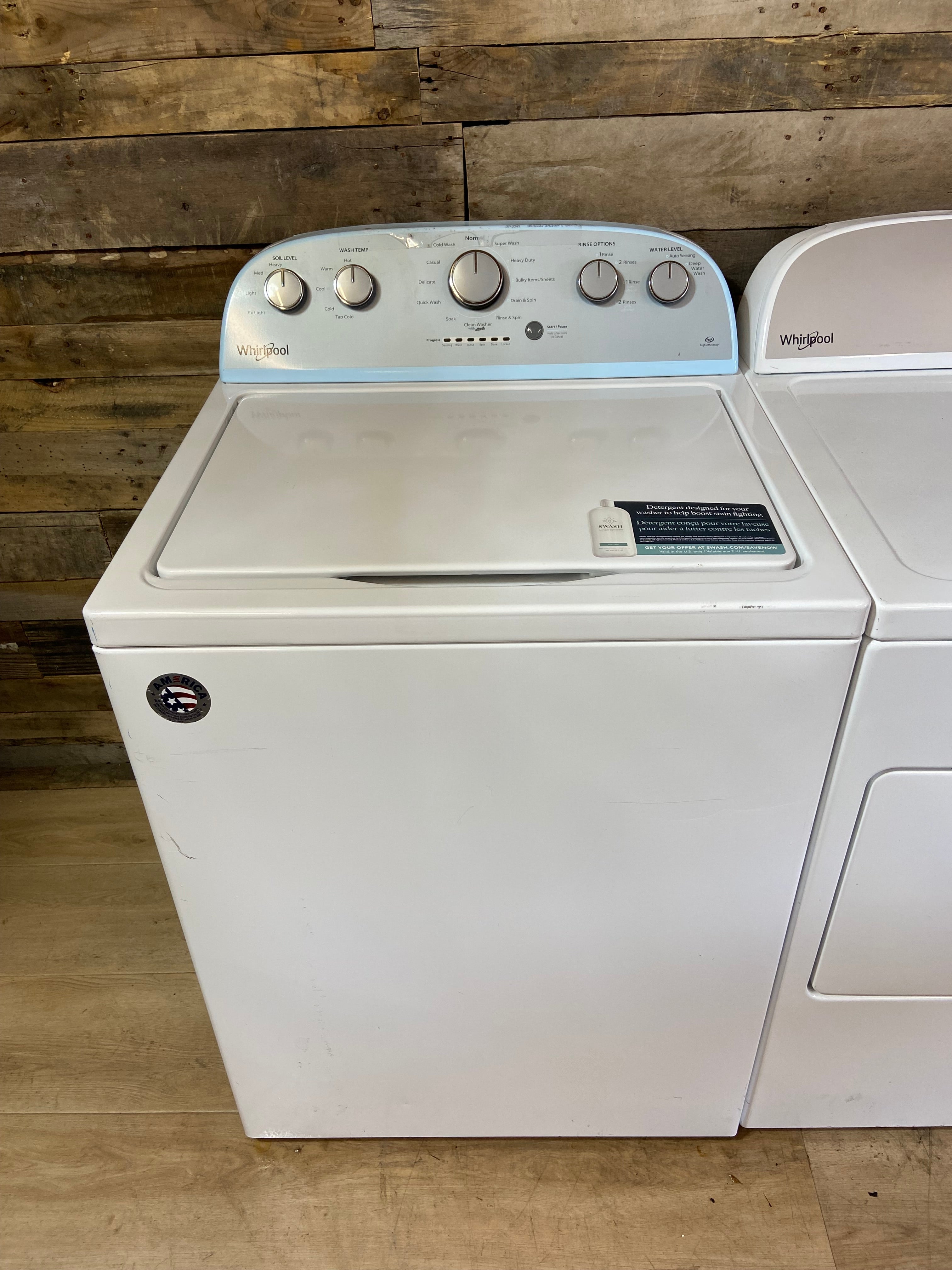 Whirlpool Top Load Washer & Dryer Set