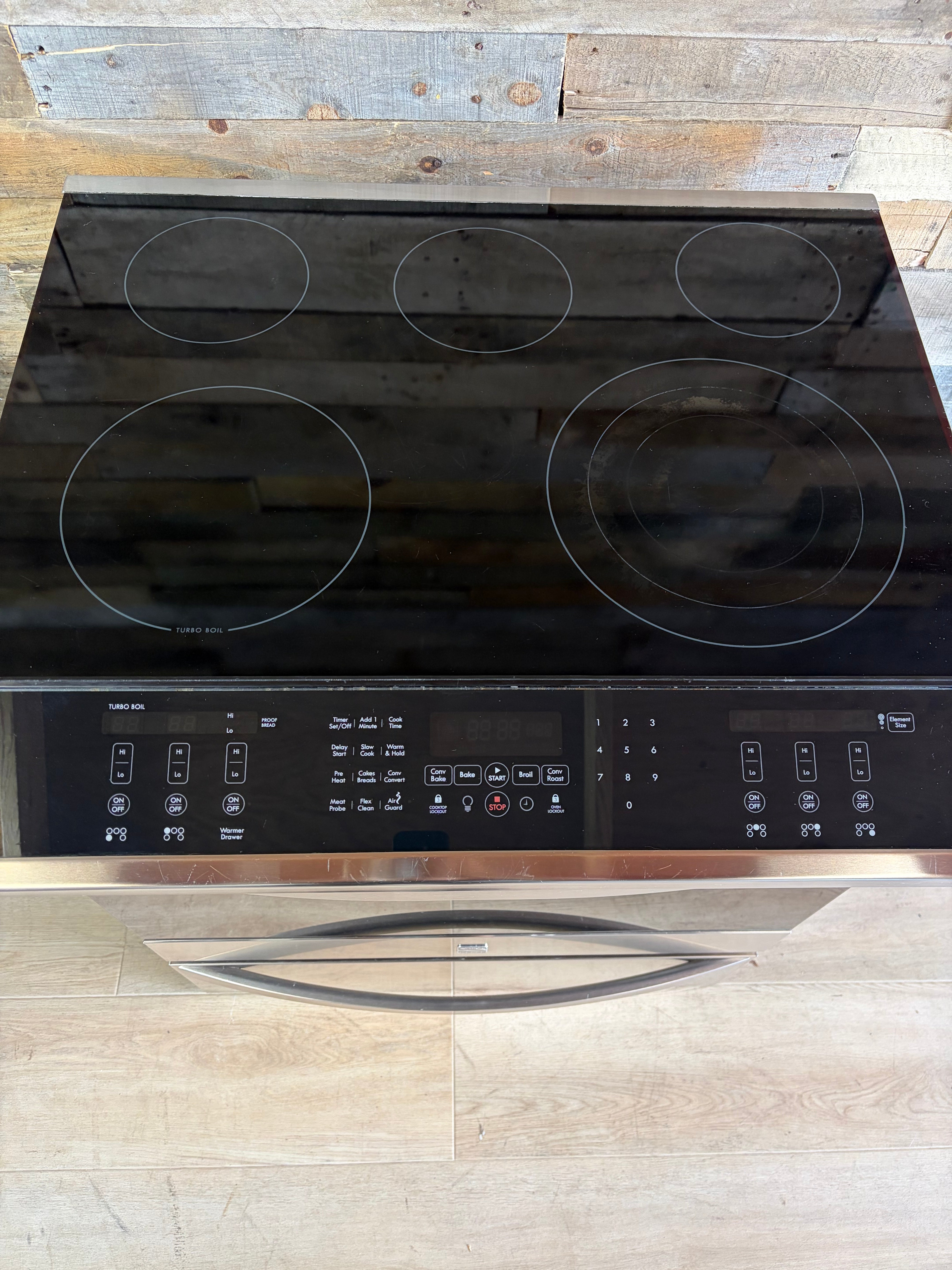 Kenmore Elite Stainless Slide In Convection Range