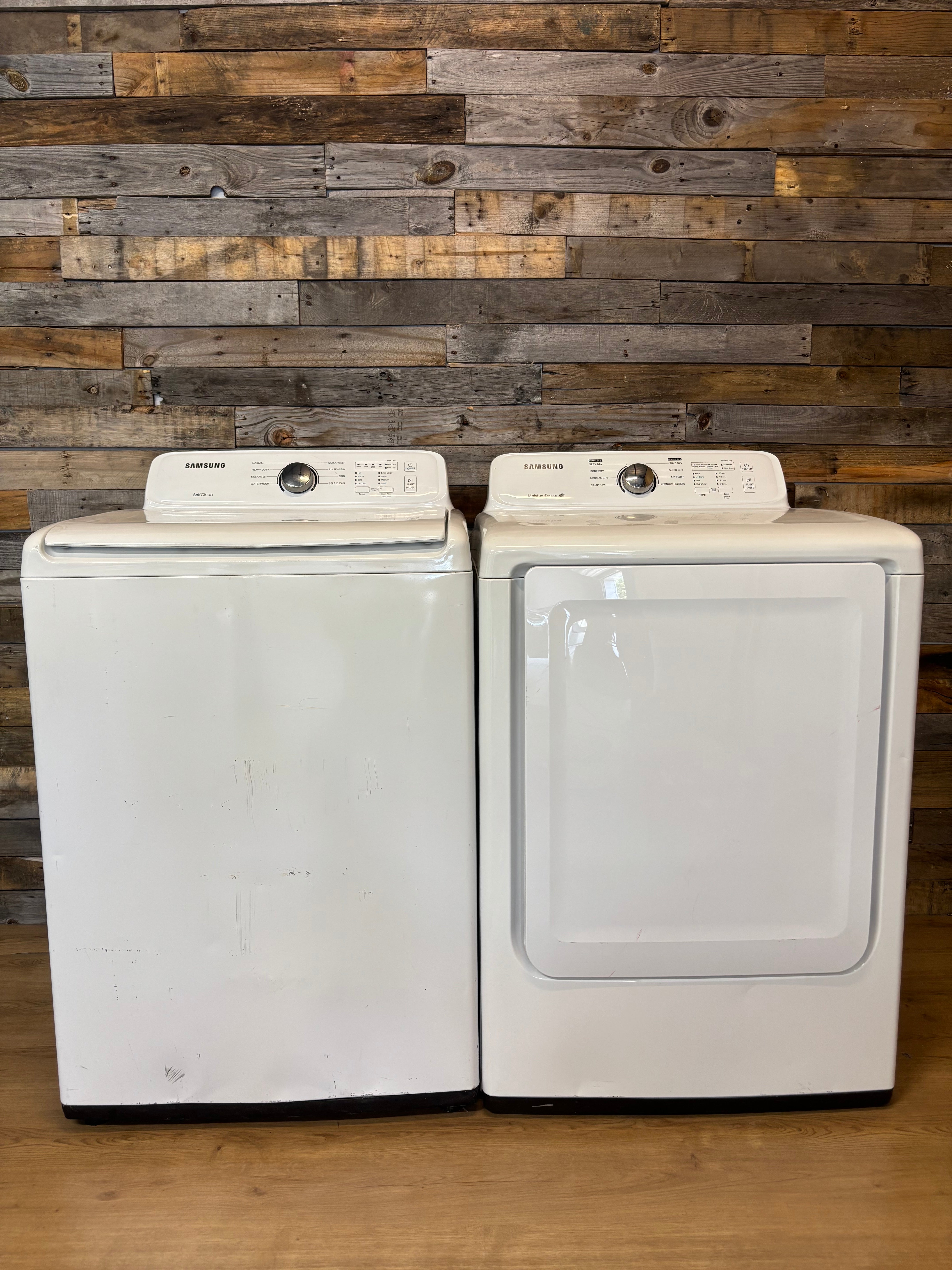 Samsung White Top Load Set