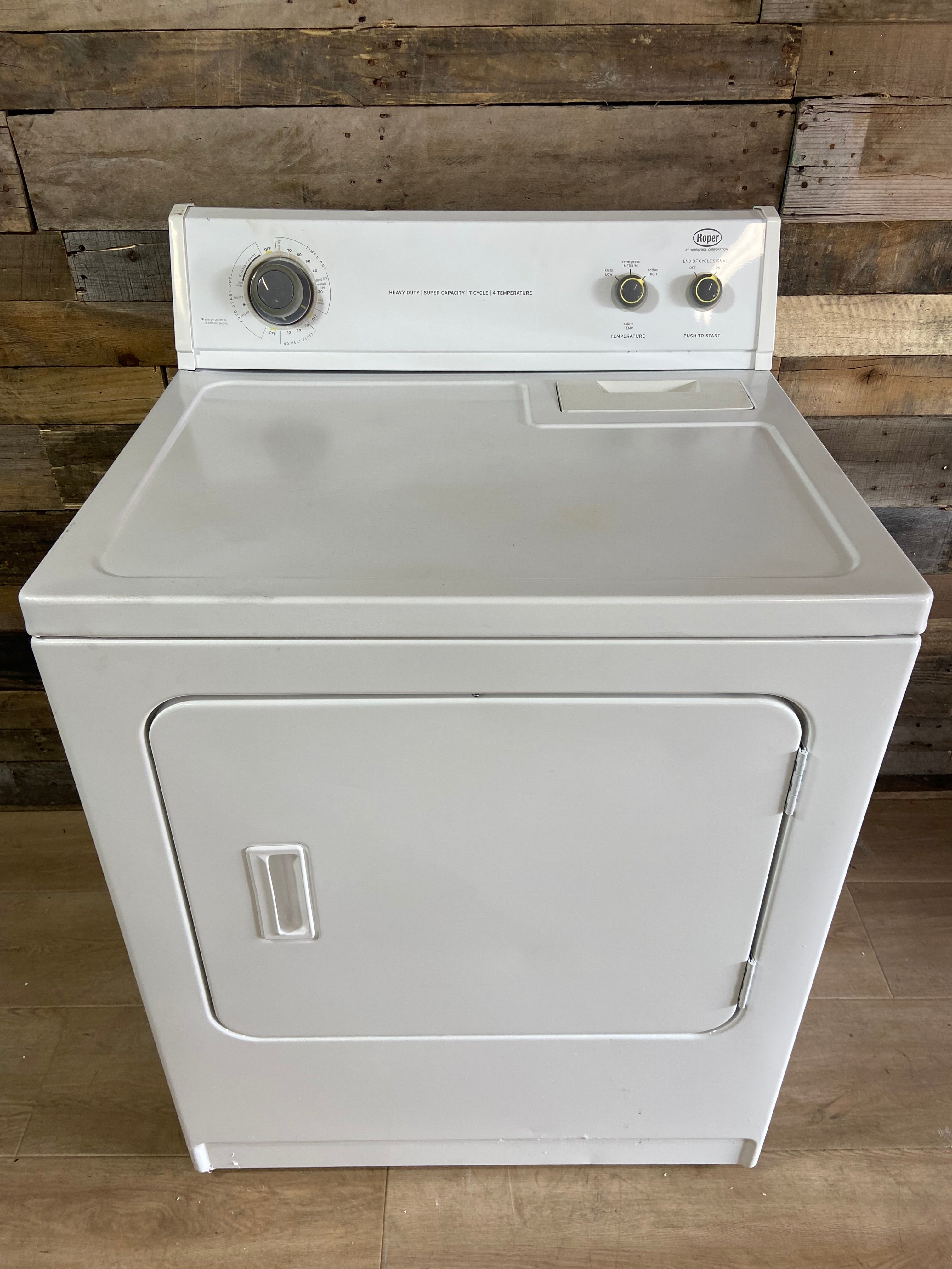 White Roper Dryer