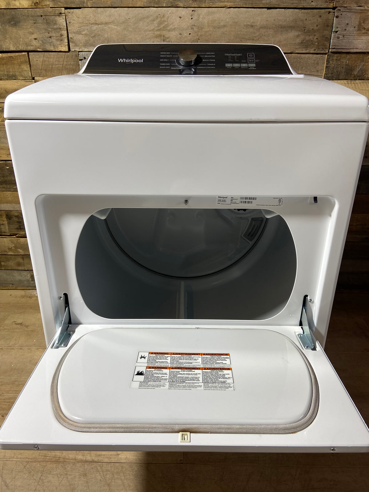 Whirlpool Black Panel Digital Dryer