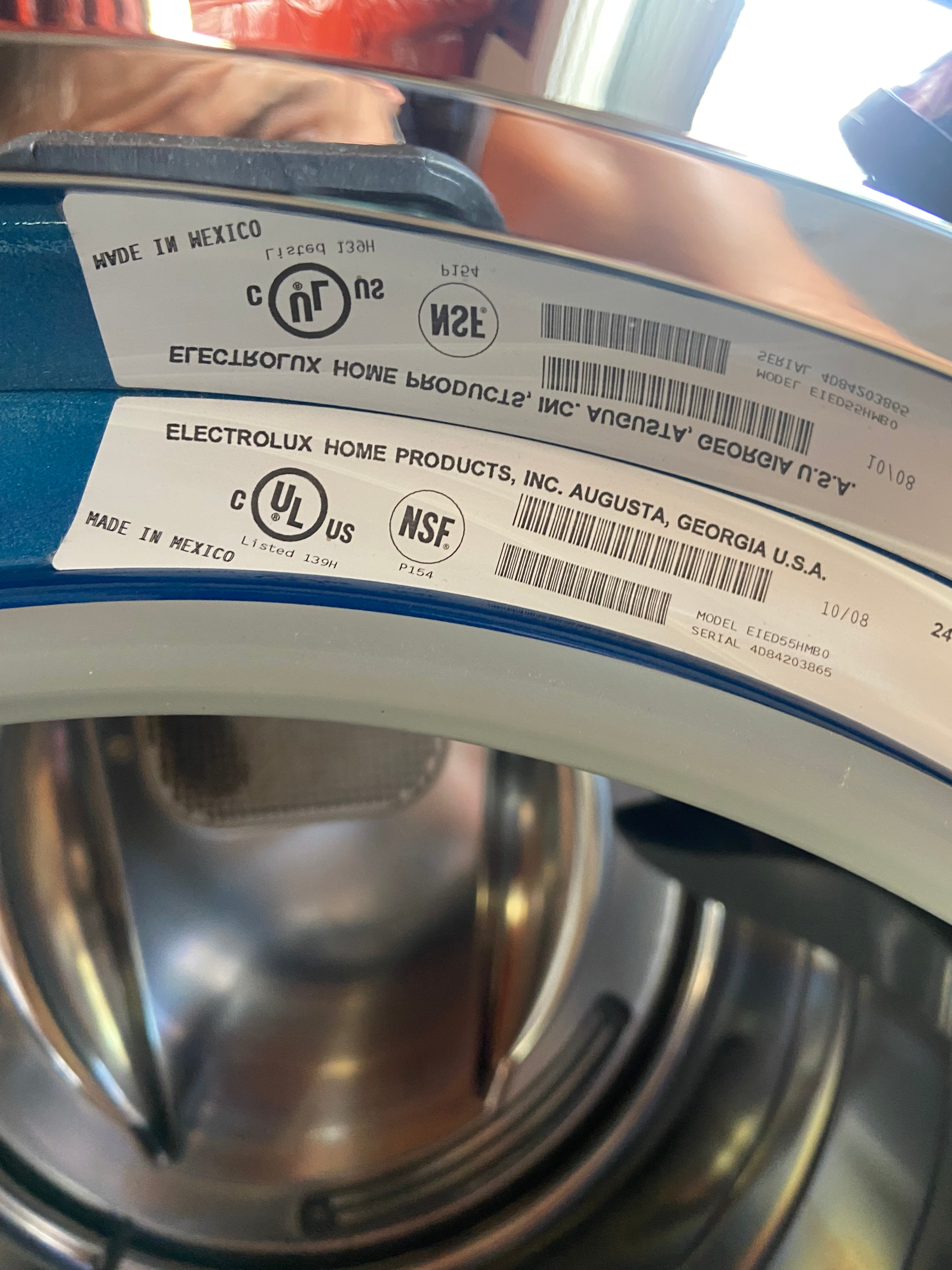 Electrolux Blue Front Load Washer & Dryer Set